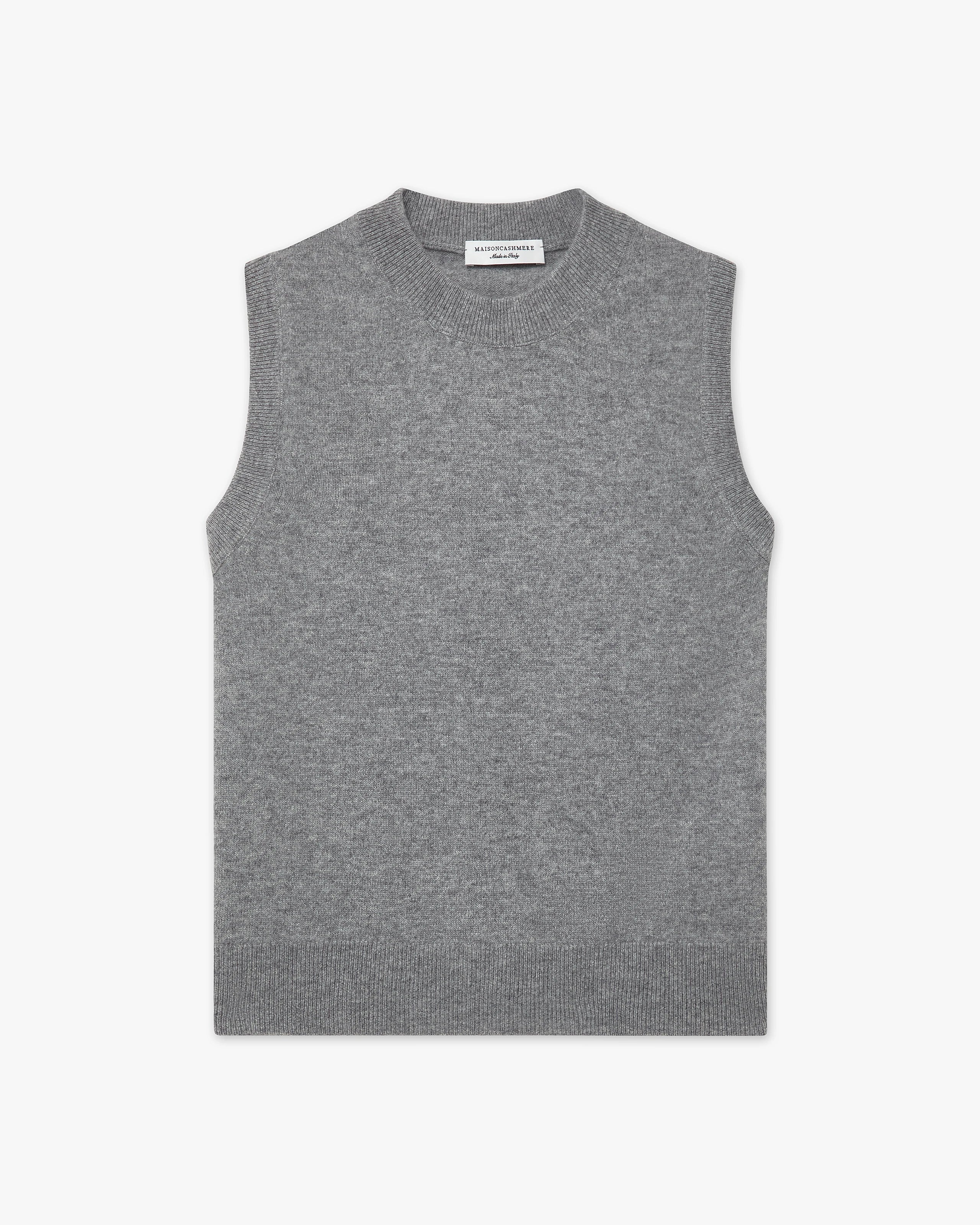 Essential Top - Medium Grey Cashmere