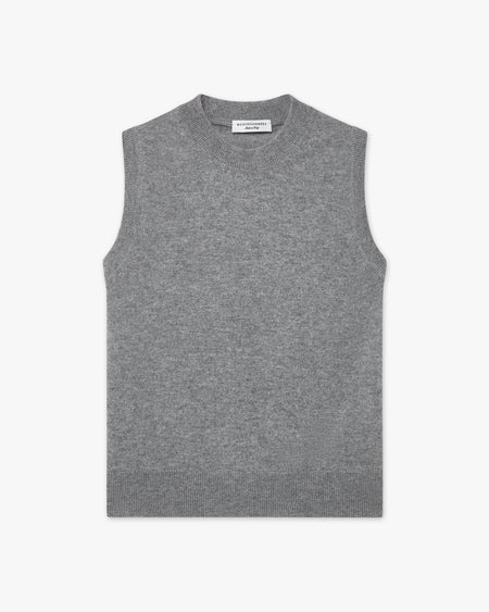 Essential Top - Medium Grey Cashmere