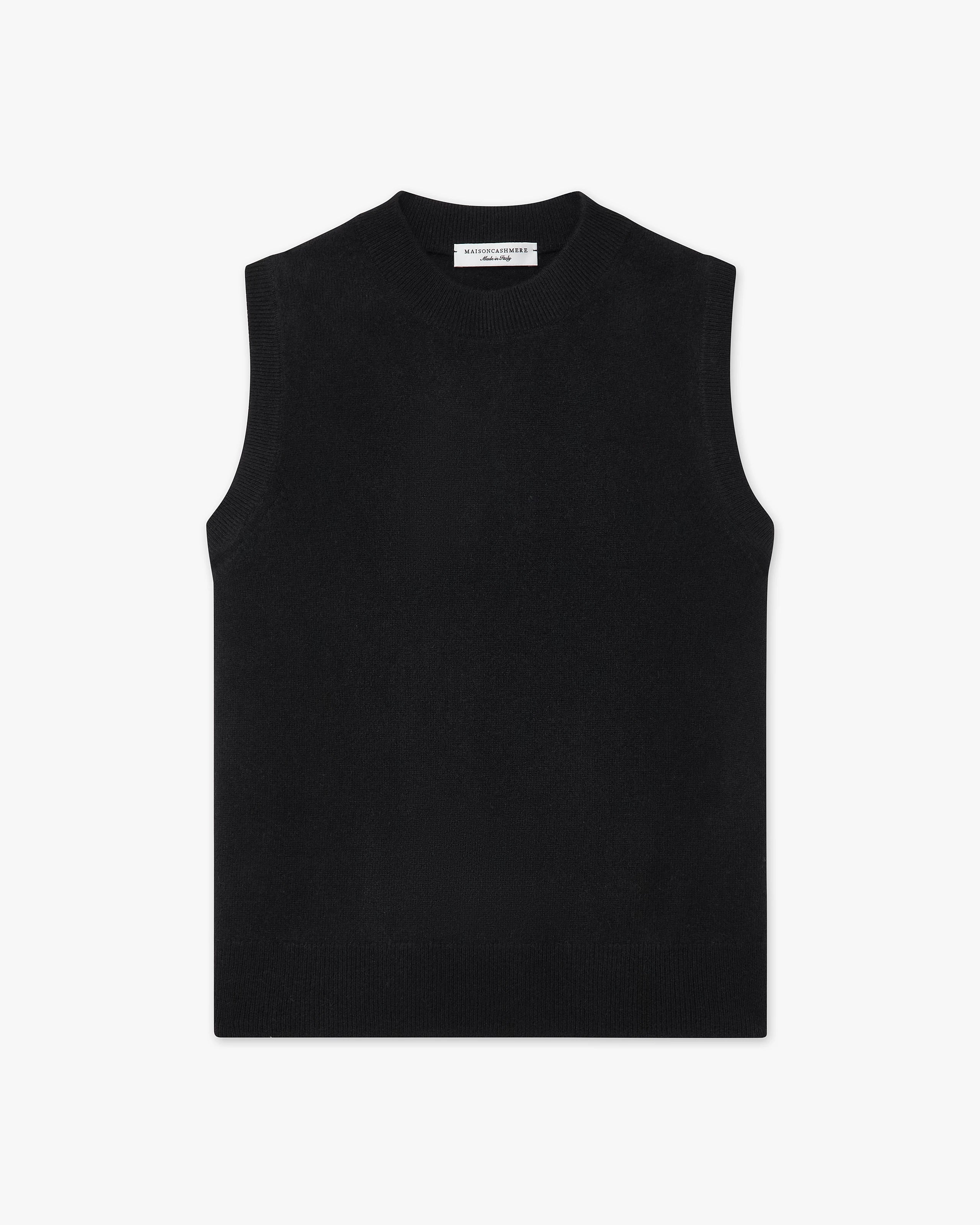 Essential Top - Black Cashmere