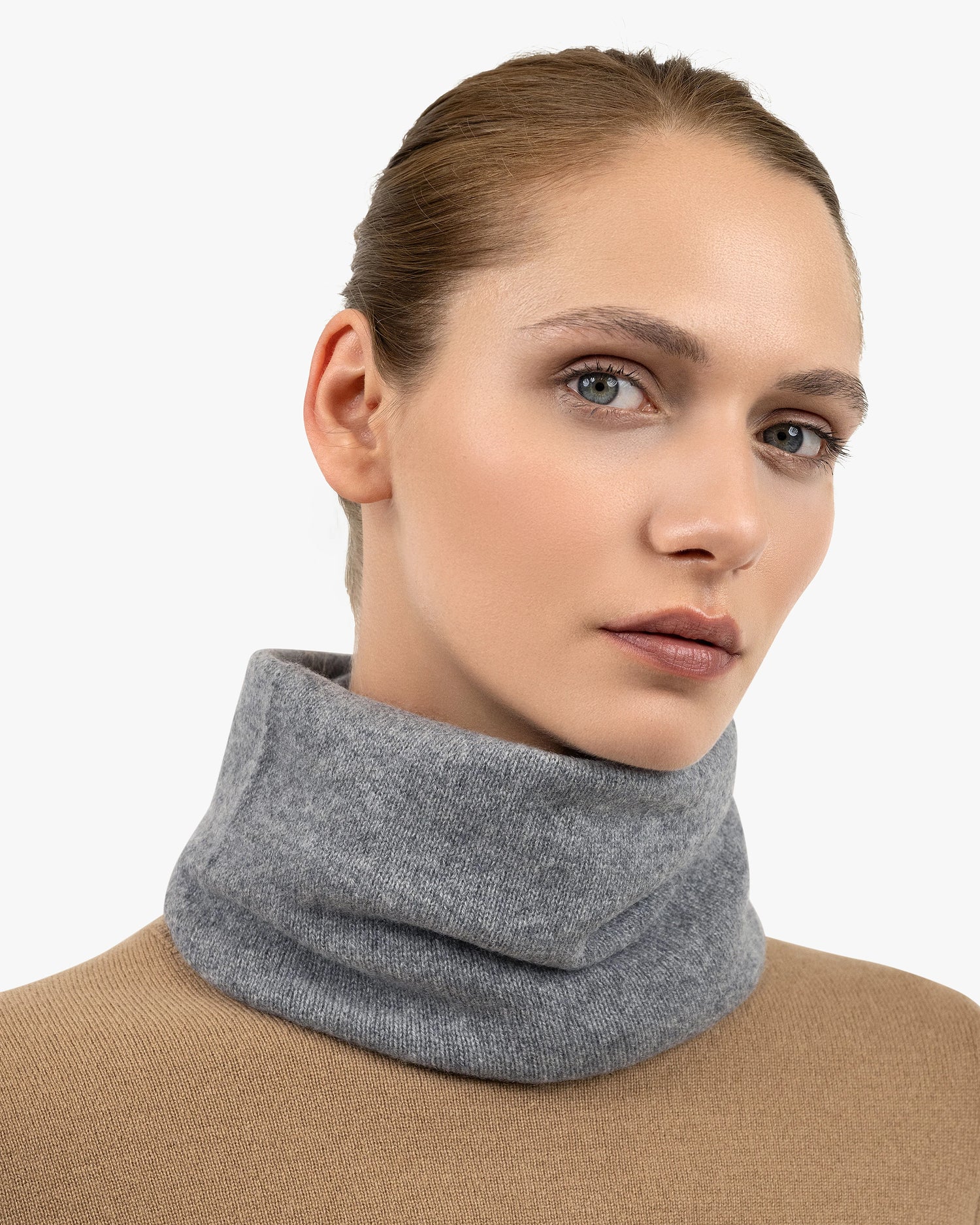 Cashmere Sciarpa A Collo Donna Scaldacollo In Puro Cashmere Donna