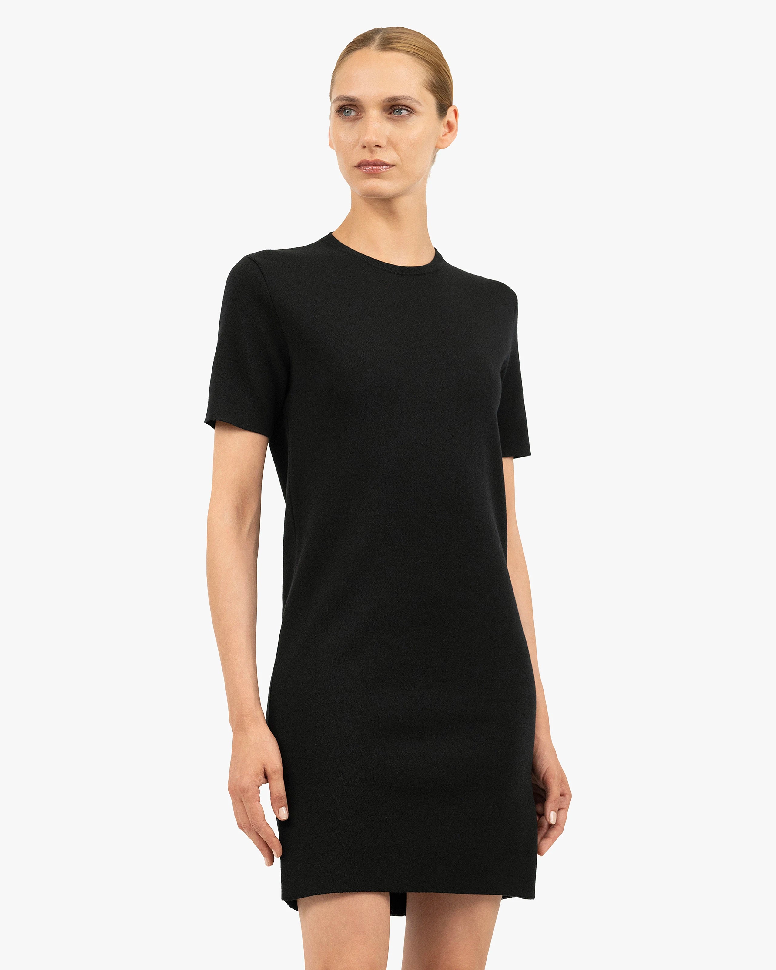 Seraphine Dress - Black Merino Superfine