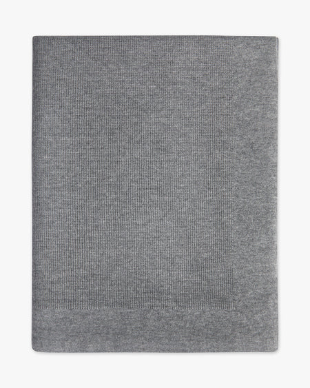 Fiocco Blanket - Medium Grey Cashmere