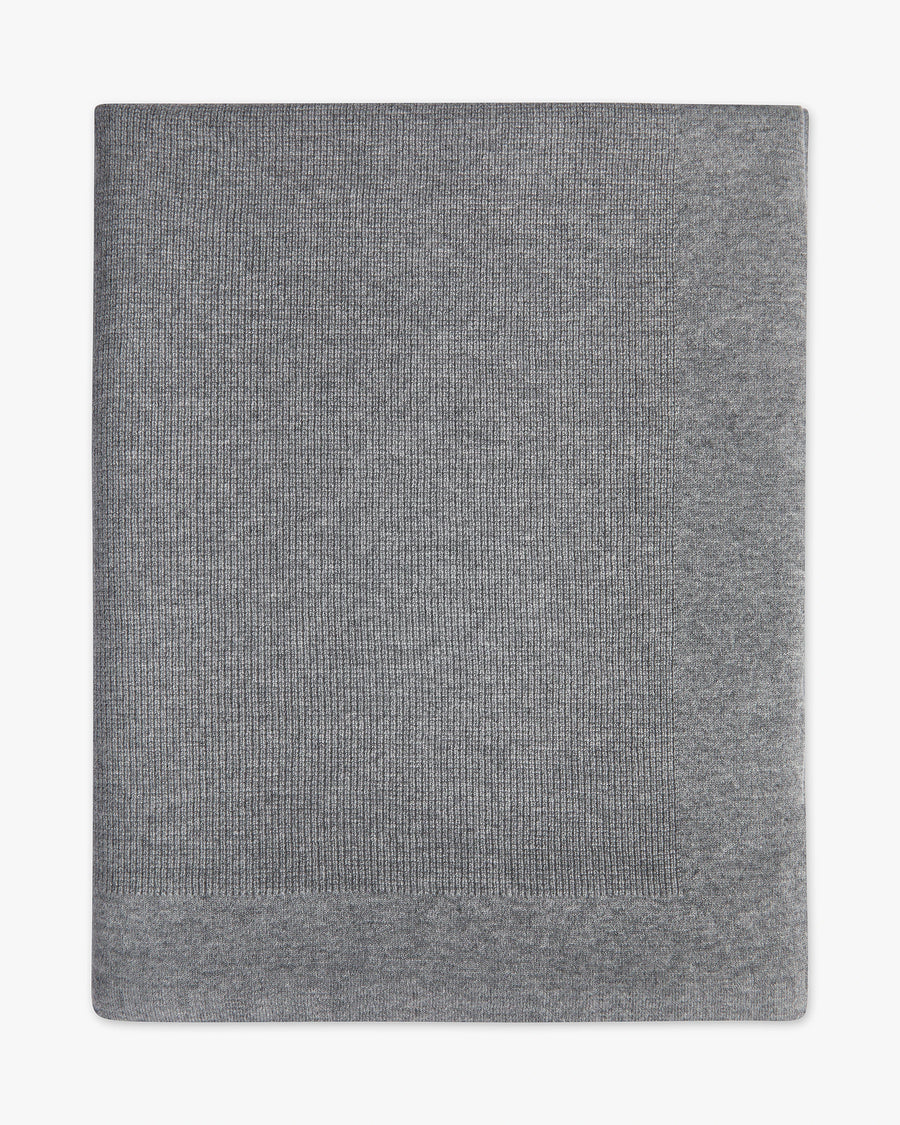 Fiocco Blanket - Medium Grey Cashmere