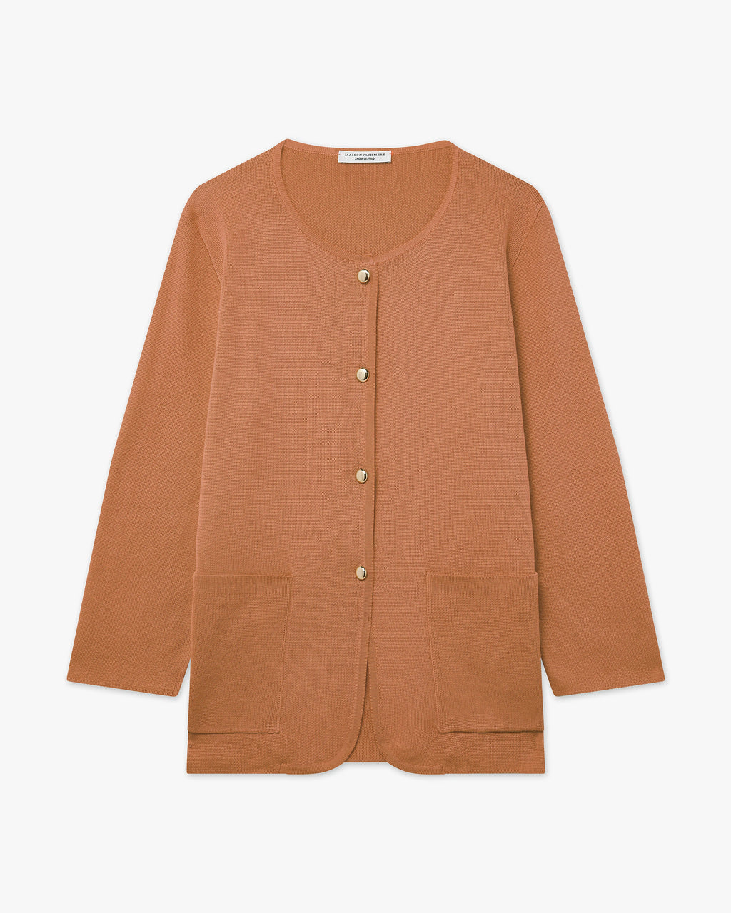 Women's Oasi Knit Jacket - Hazelnut Cotone