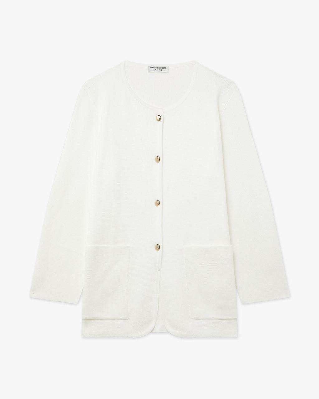 Women's Oasi Knit Jacket - White Cotone