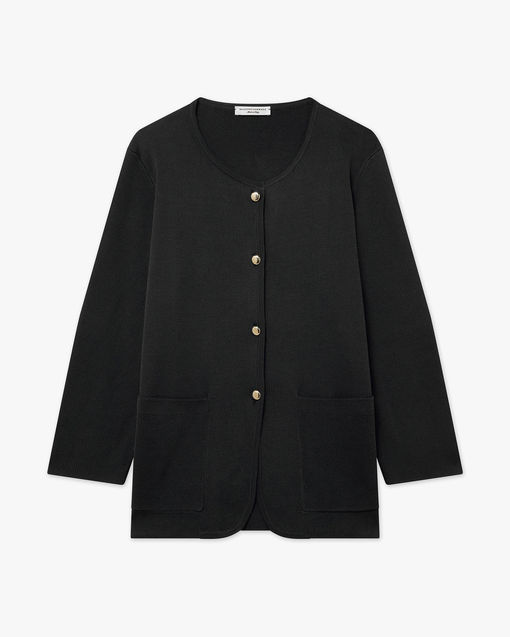 Women's Oasi Knit Jacket - Black Cotone