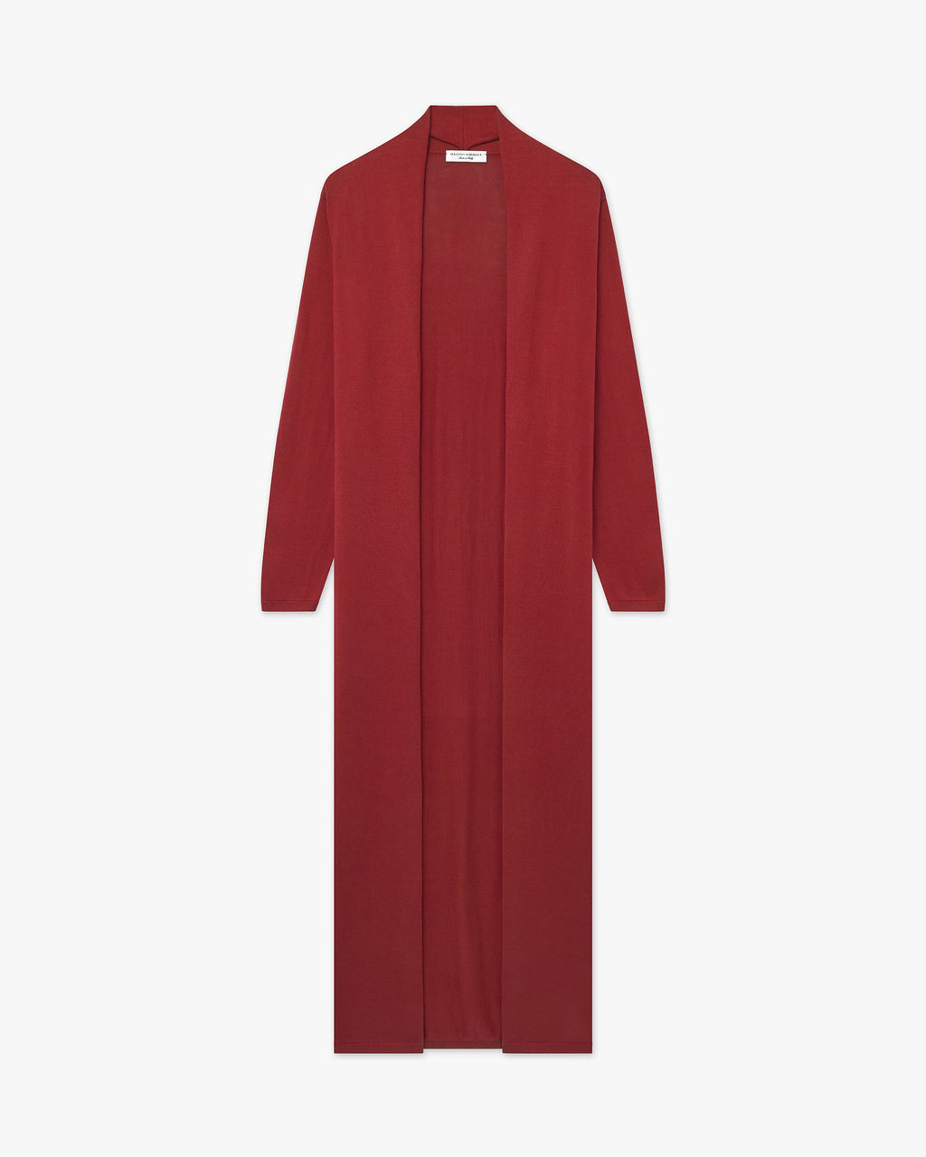 Oasi Long Cardigan - Red Cotone