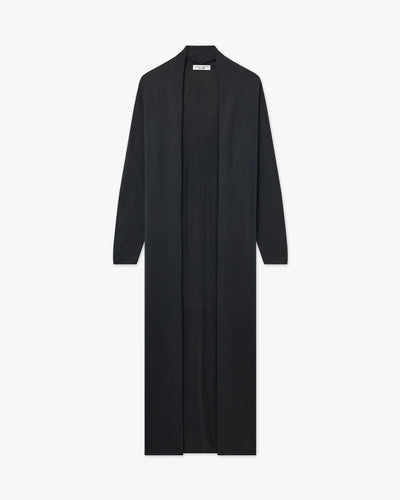Oasi Long Cardigan - Black Cotone