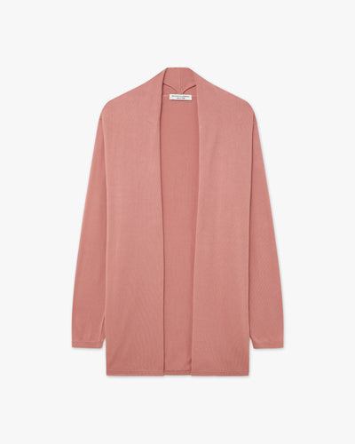 Oasi Open Cardigan - Blush Cotone