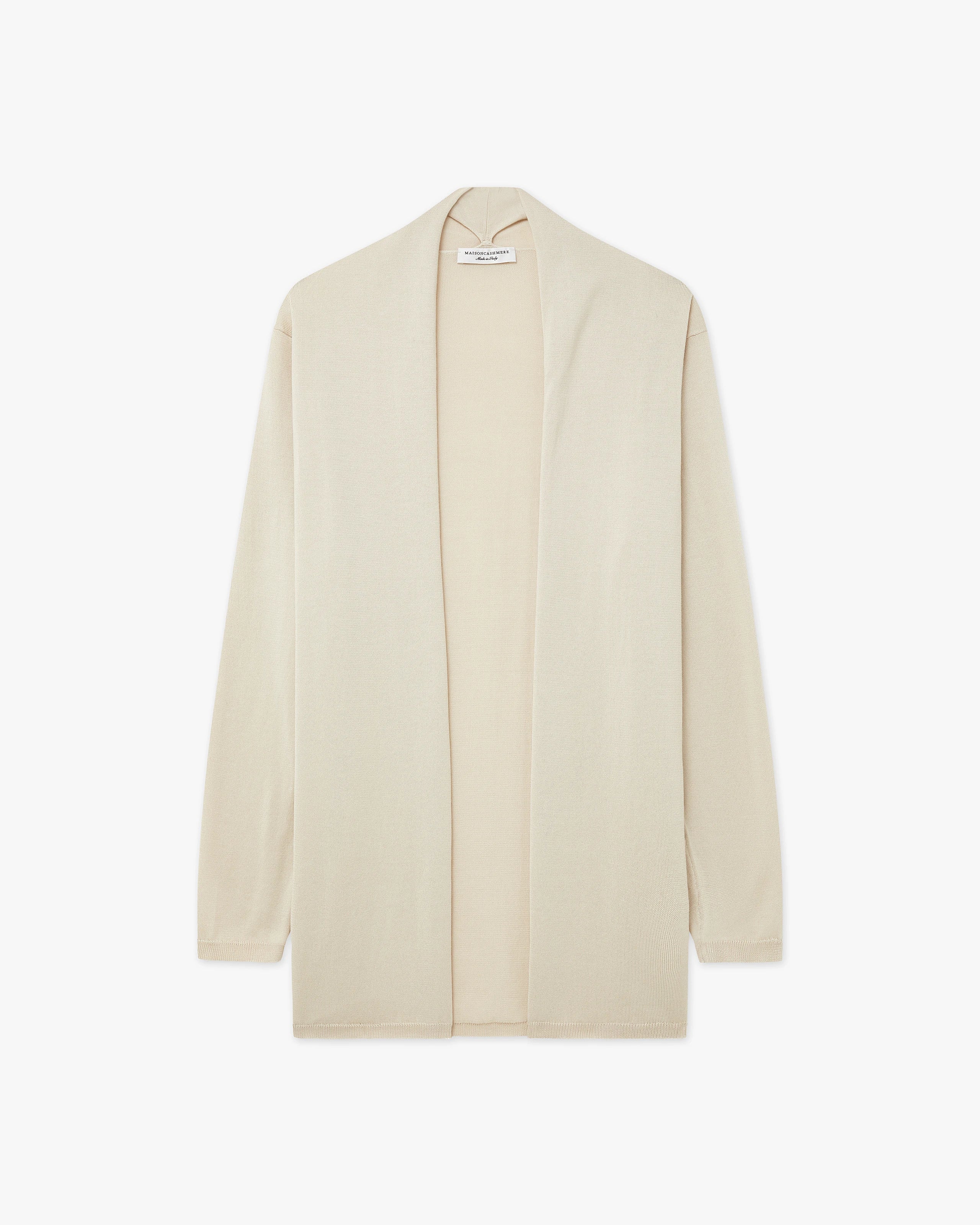 Oasi Open Cardigan - Beige Cotone