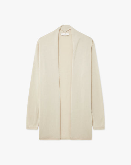 Oasi Open Cardigan - Beige Cotone