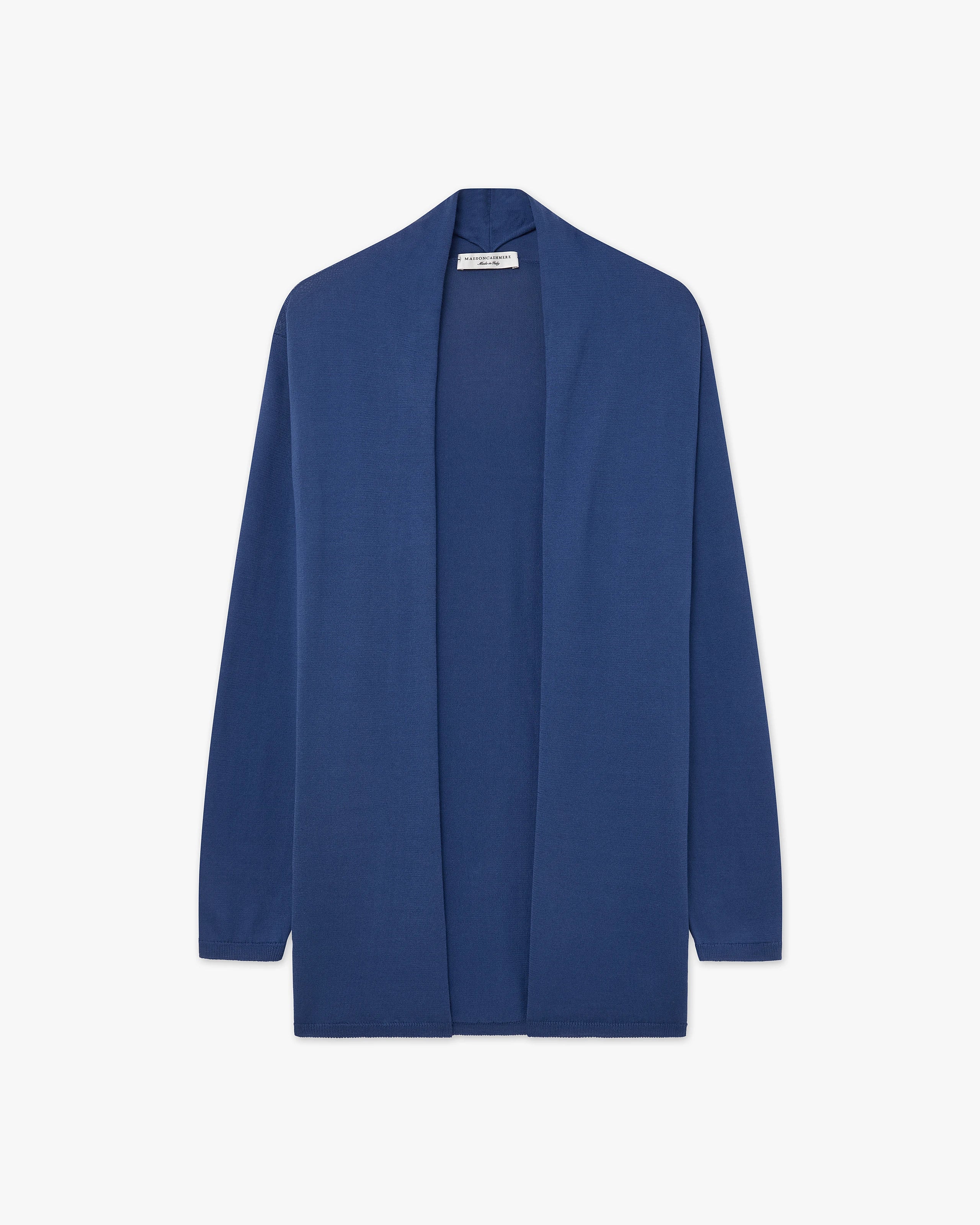 Oasi Open Cardigan - Blue Cotone