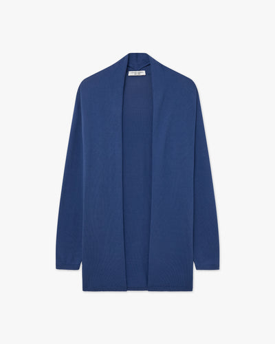 Oasi Open Cardigan - Blue Cotone
