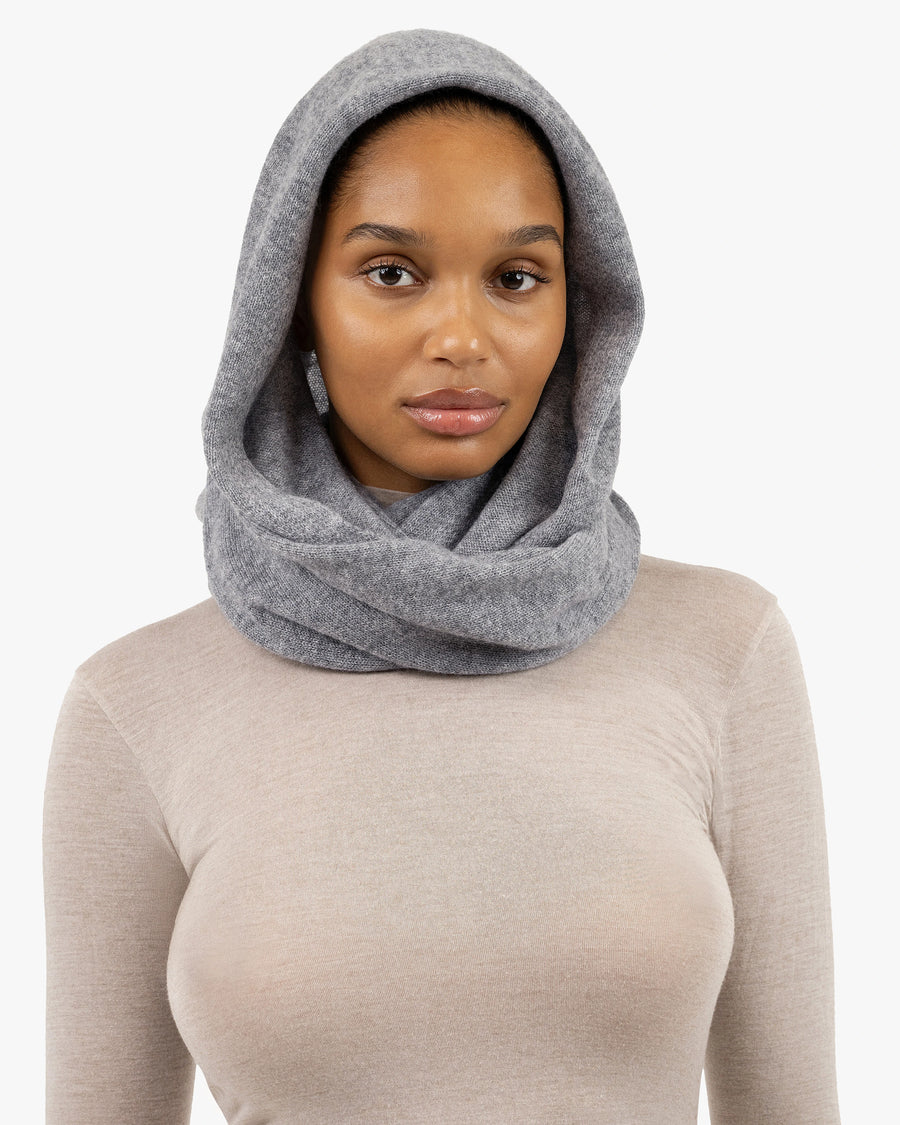Infinity Wrap - Medium Grey Cashmere