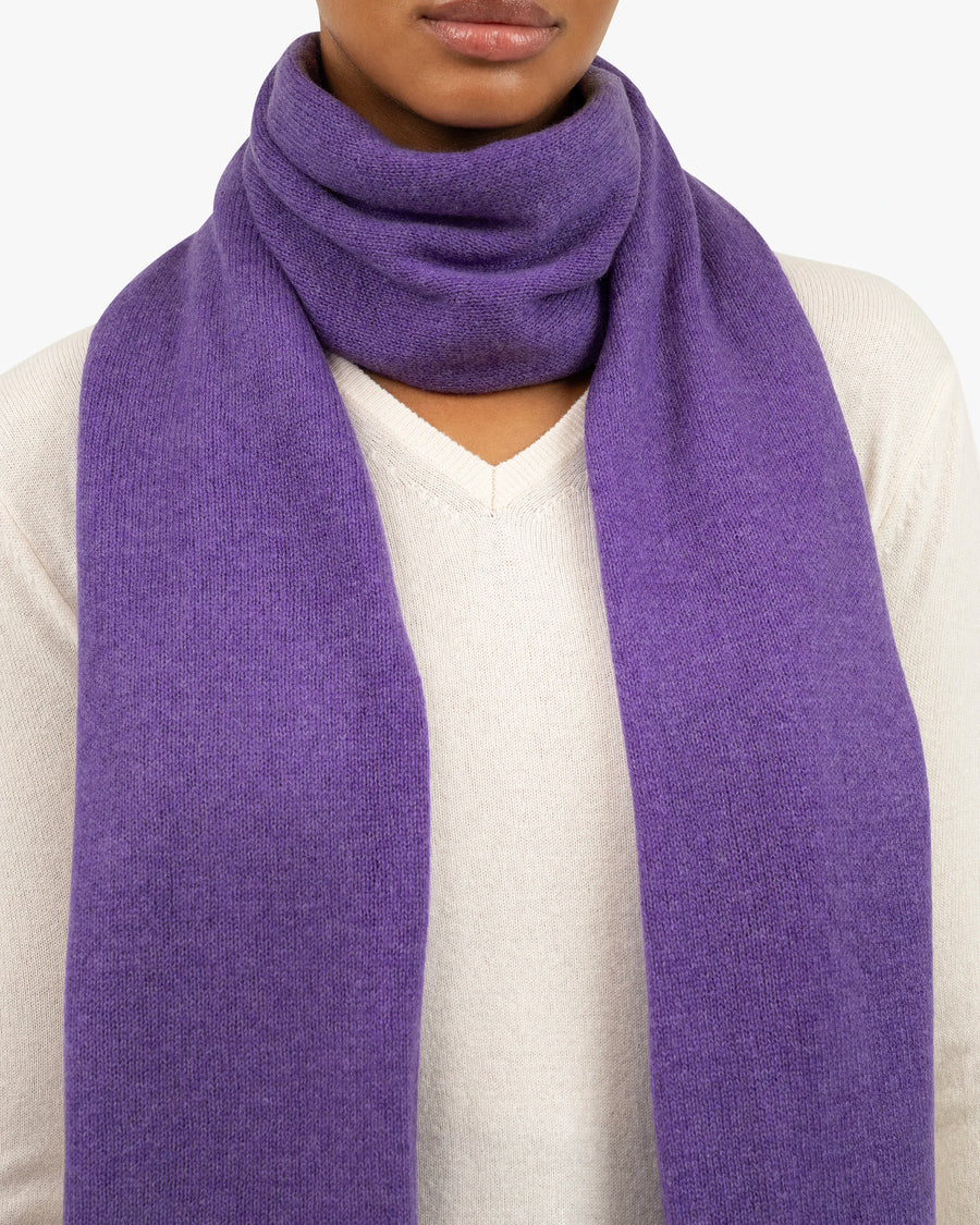 Lightness Maxi Scarf - Purple Cashmere