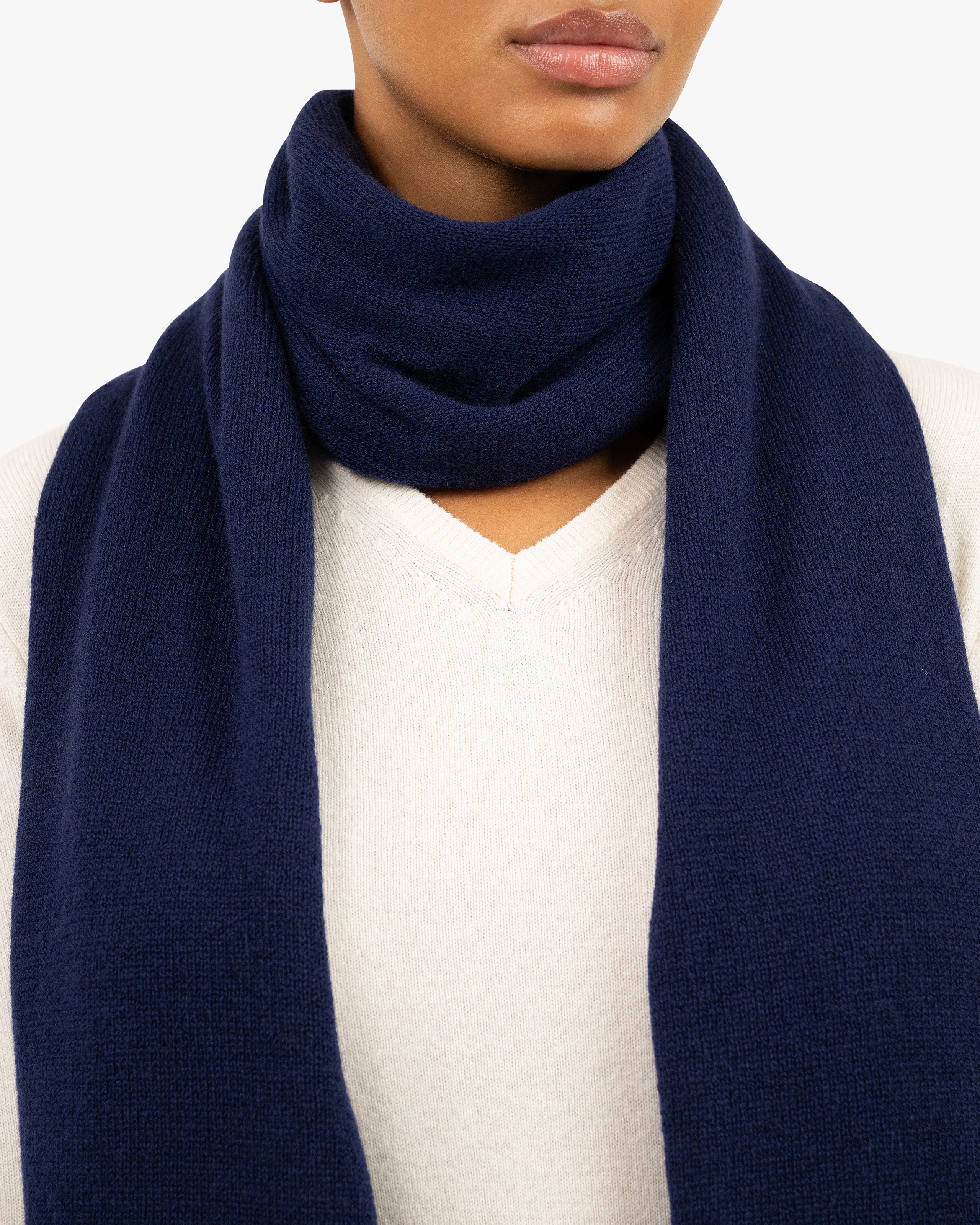 Lightness Maxi Scarf - Blue Cashmere