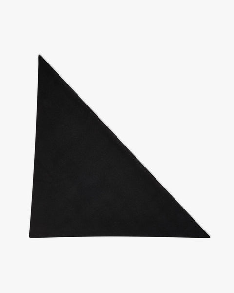 Maxi Triangle Scarf - Black Cashmere