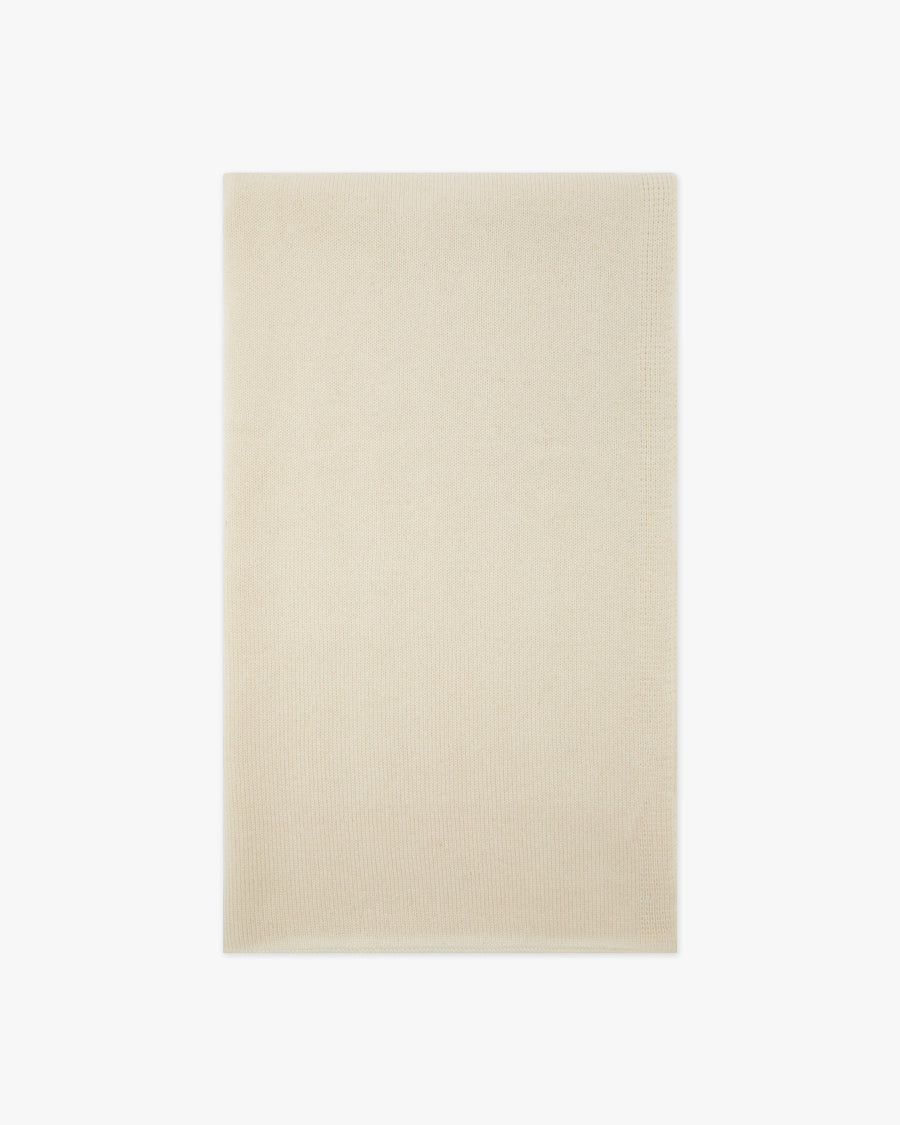 Courmayeur Maxi Wrap - White Cashmere