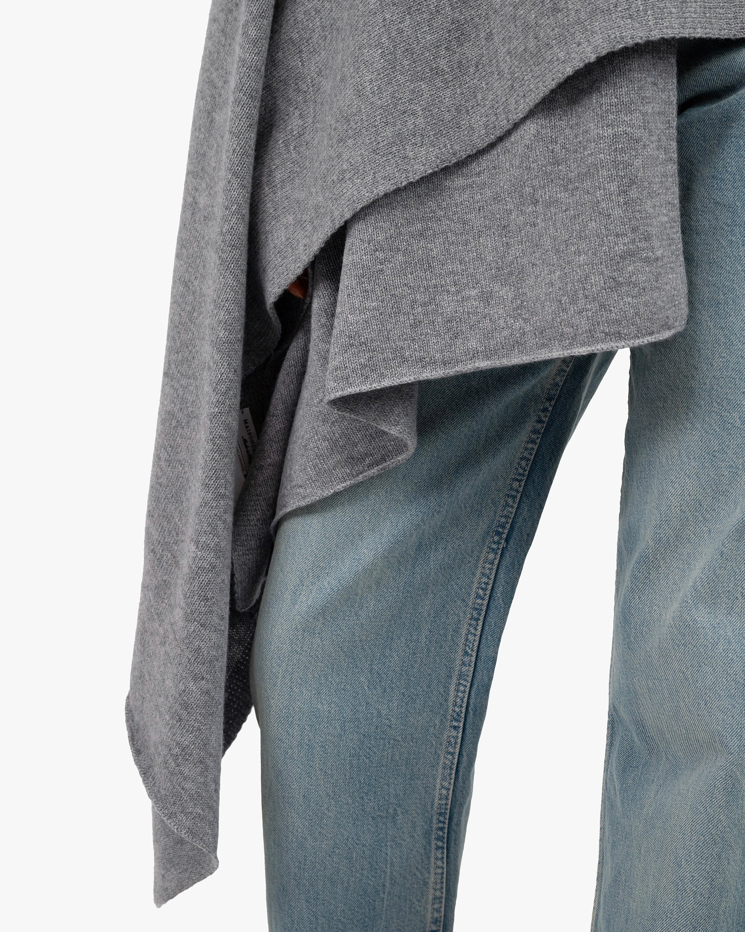 Courmayeur Maxi Wrap - Medium Grey Cashmere