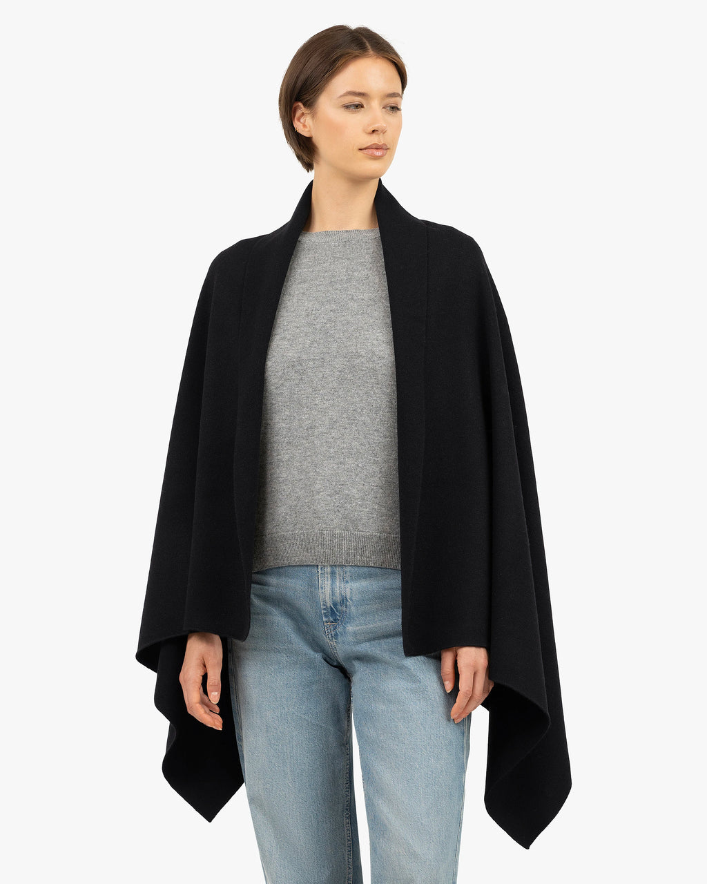 Dolomiti Maxi Wrap - Black Cashmere
