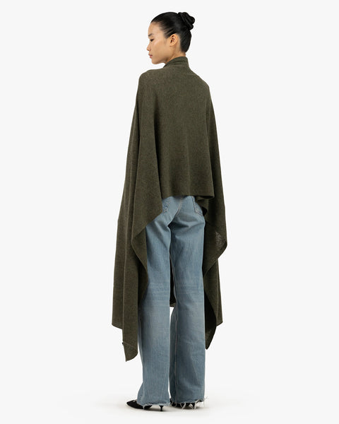 Essential Maxi Wrap - Green Cashmere