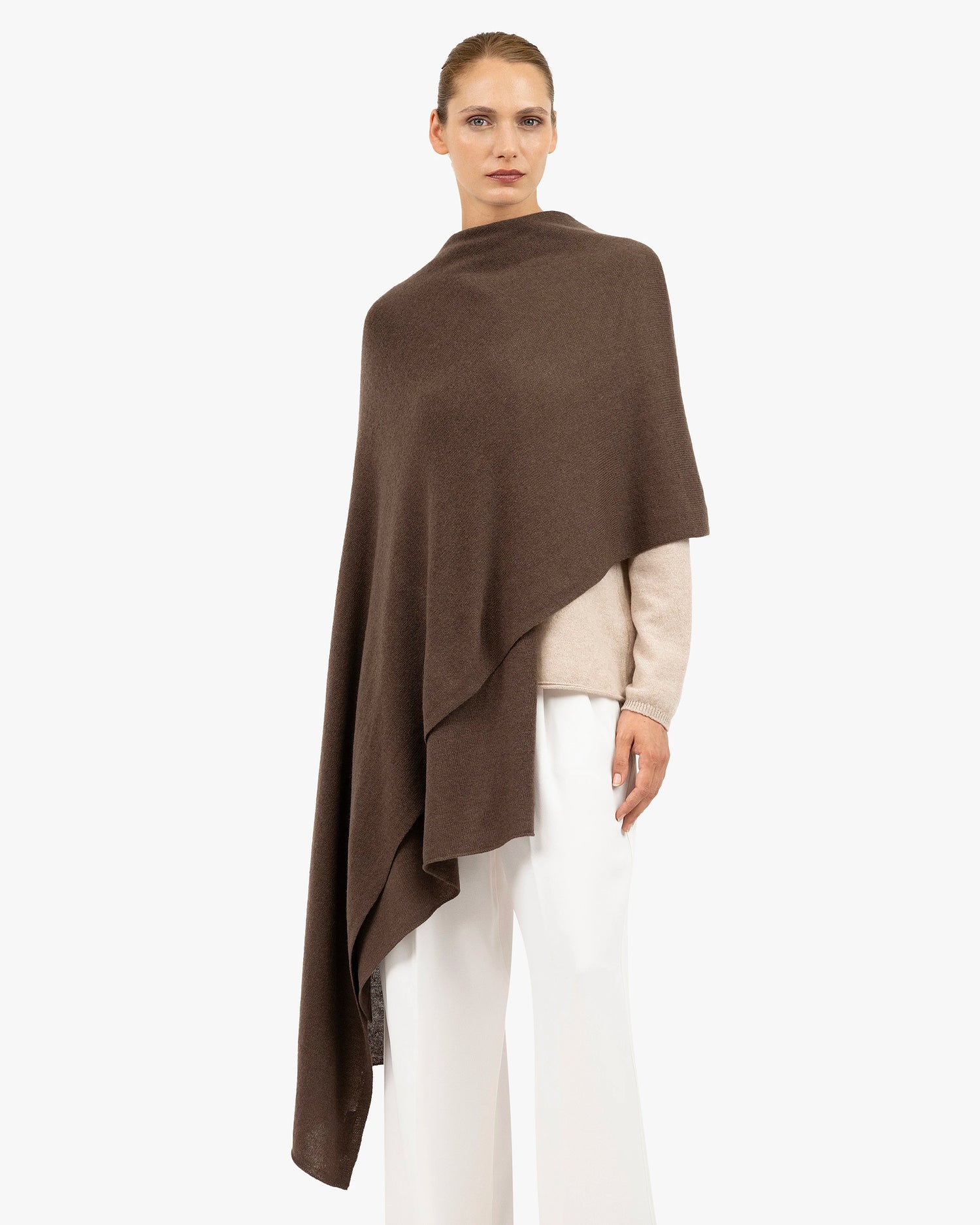 Essential Maxi Wrap - Brown Cashmere