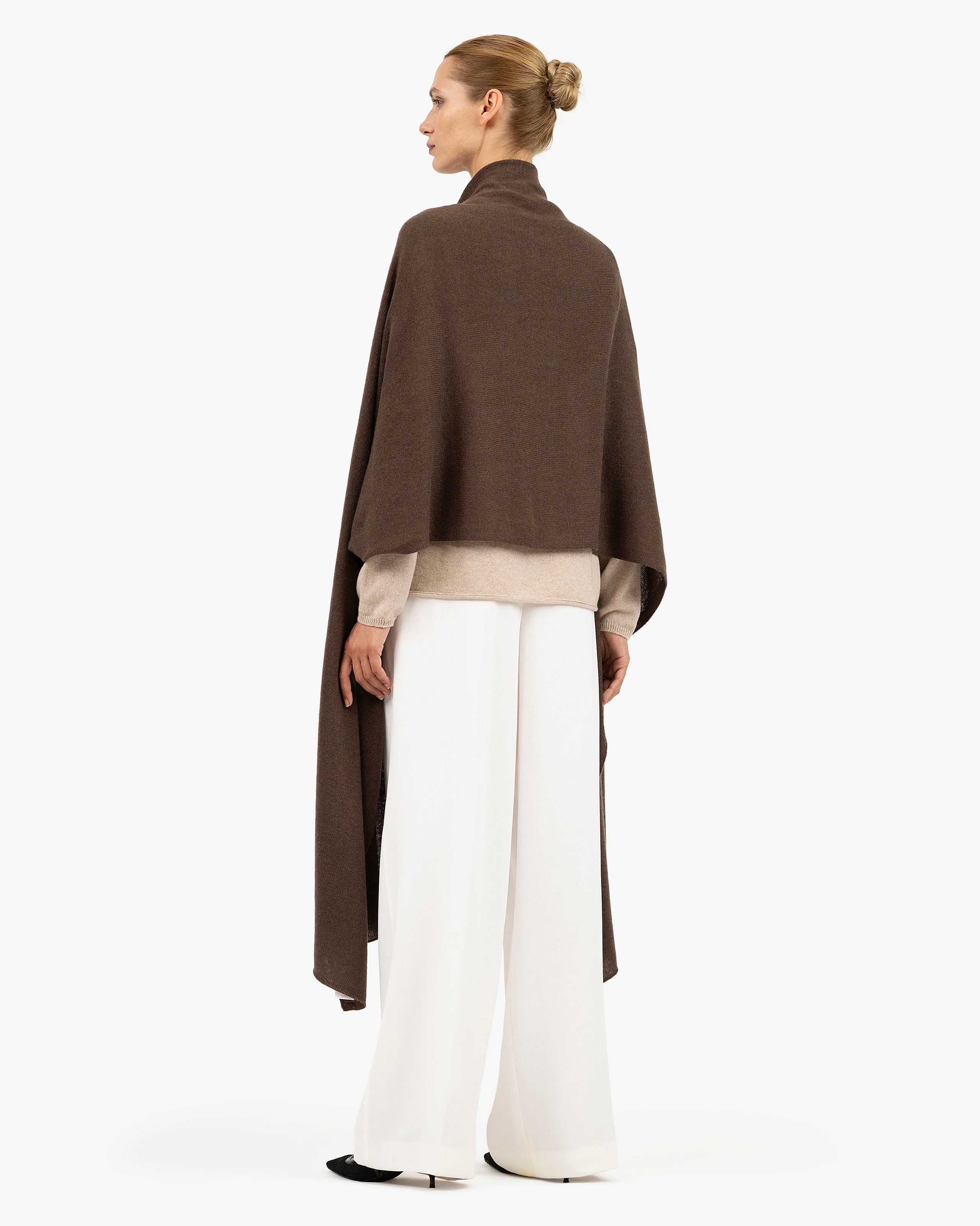 Essential Maxi Wrap - Brown Cashmere