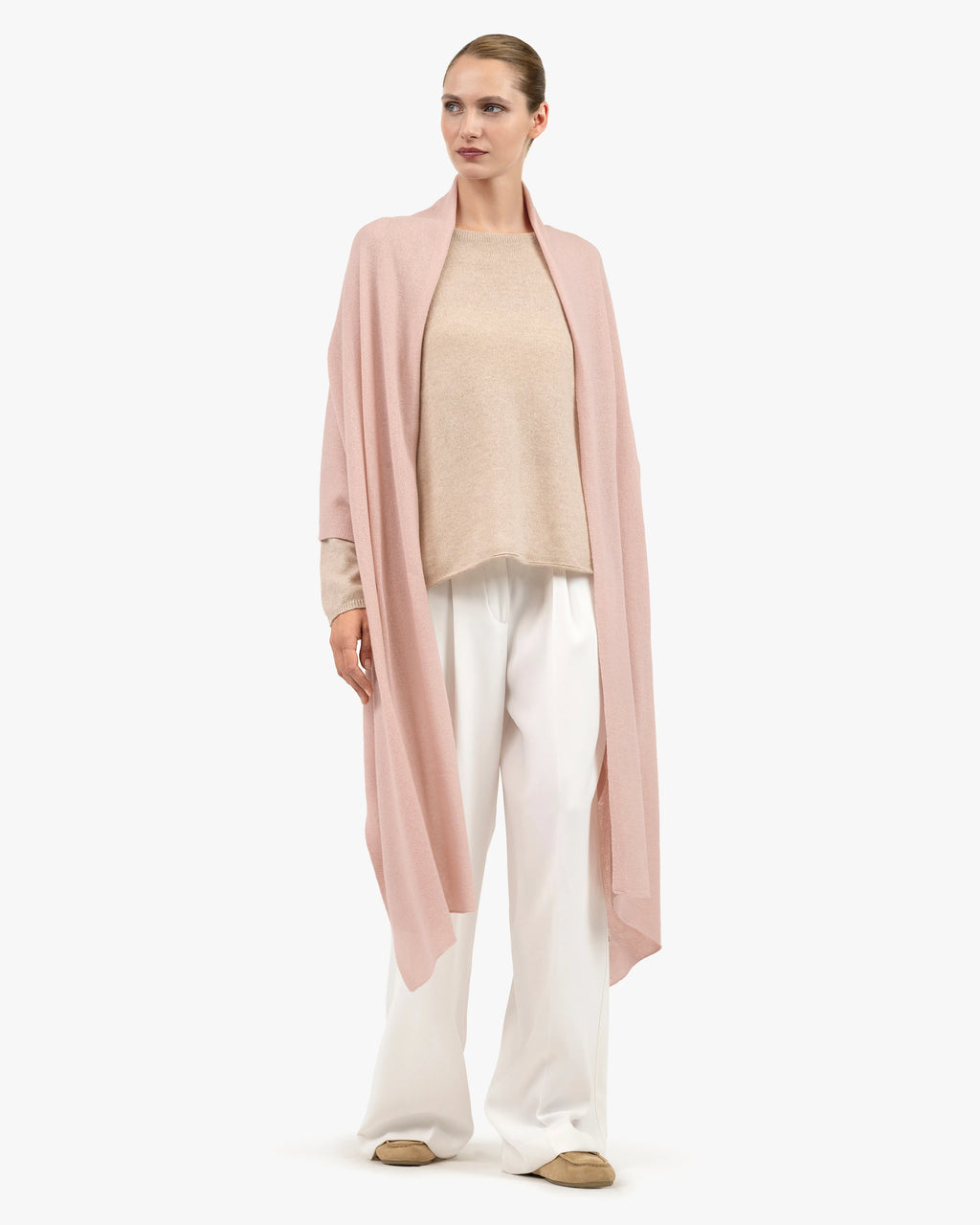 Essential Maxi Wrap - Rose Cashmere