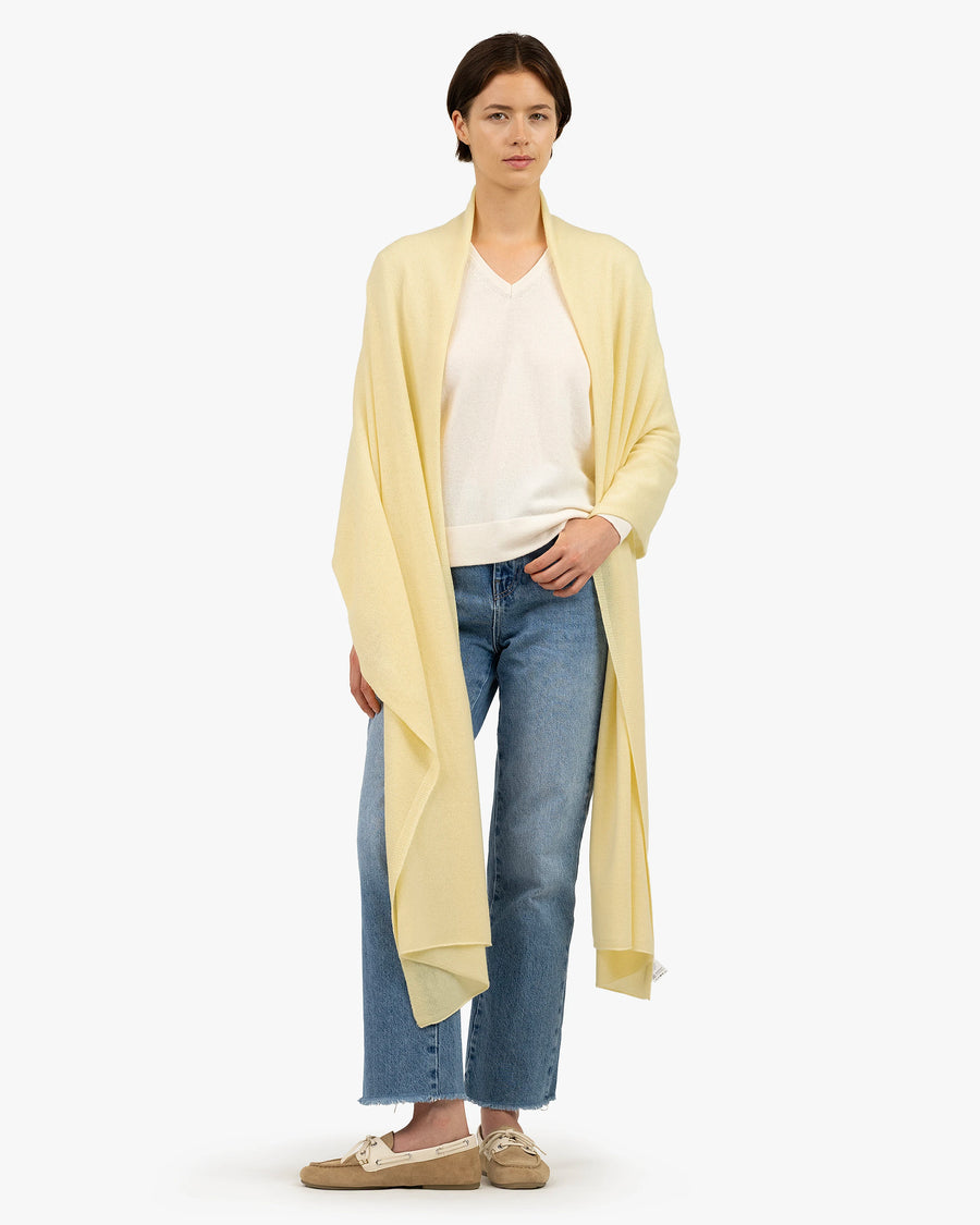 Essential Maxi Wrap - Yellow Cashmere