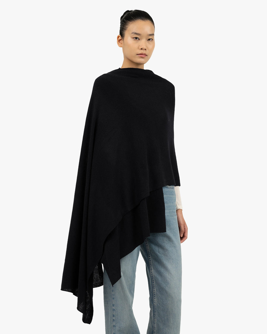 Essential Maxi Wrap - Black Cashmere