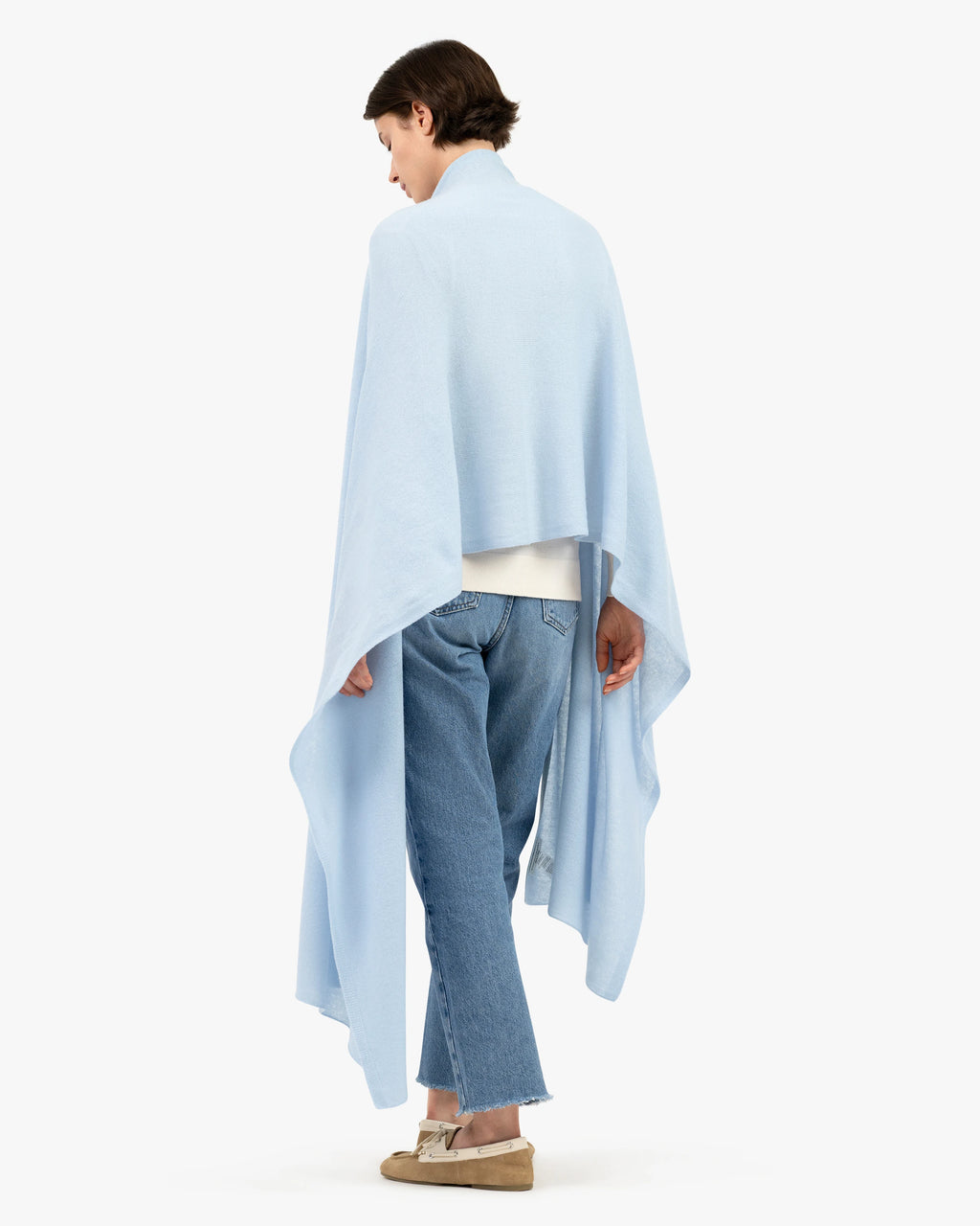 Essential Maxi Wrap - Light Blue Cashmere