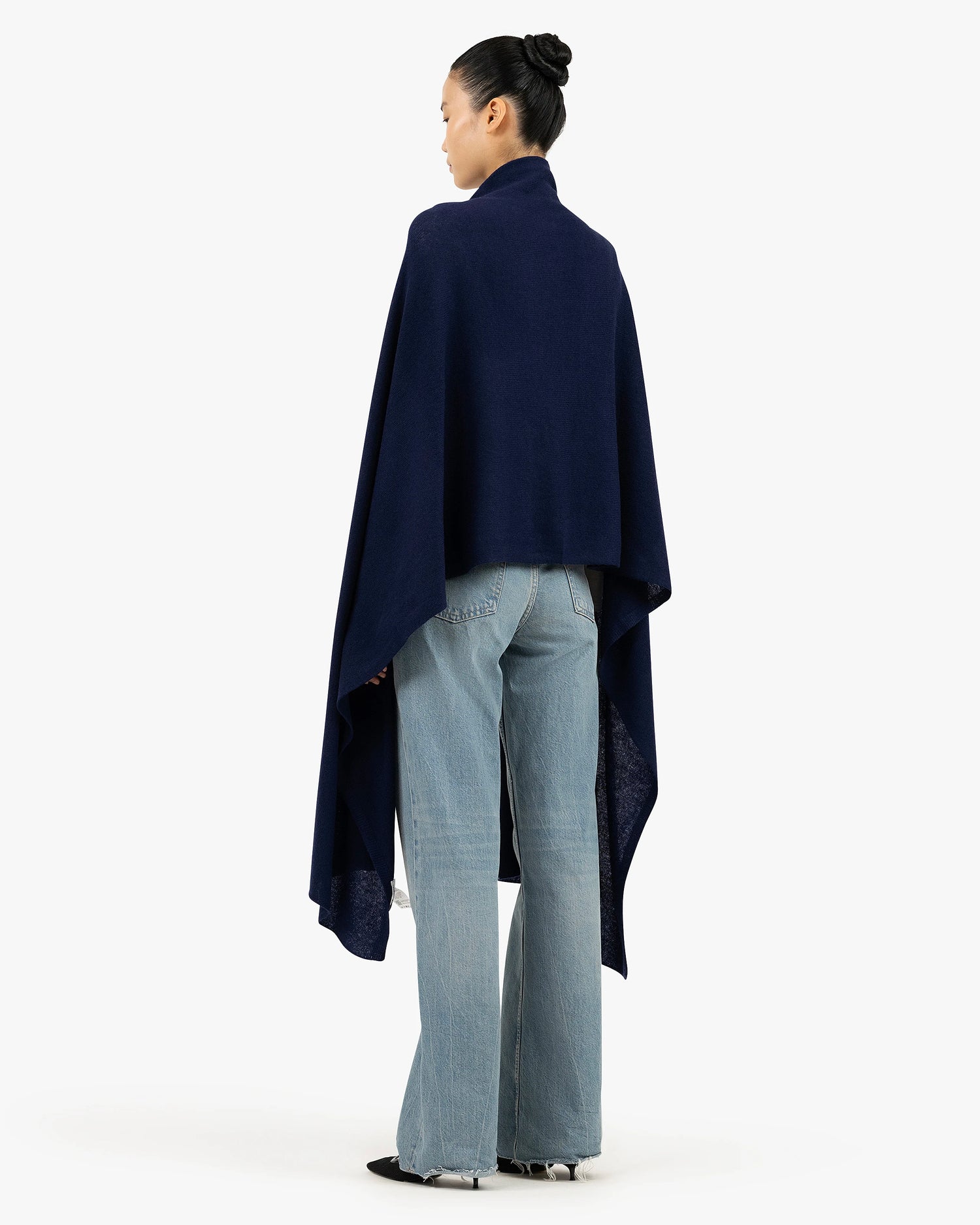 Essential Maxi Wrap - Blue Cashmere