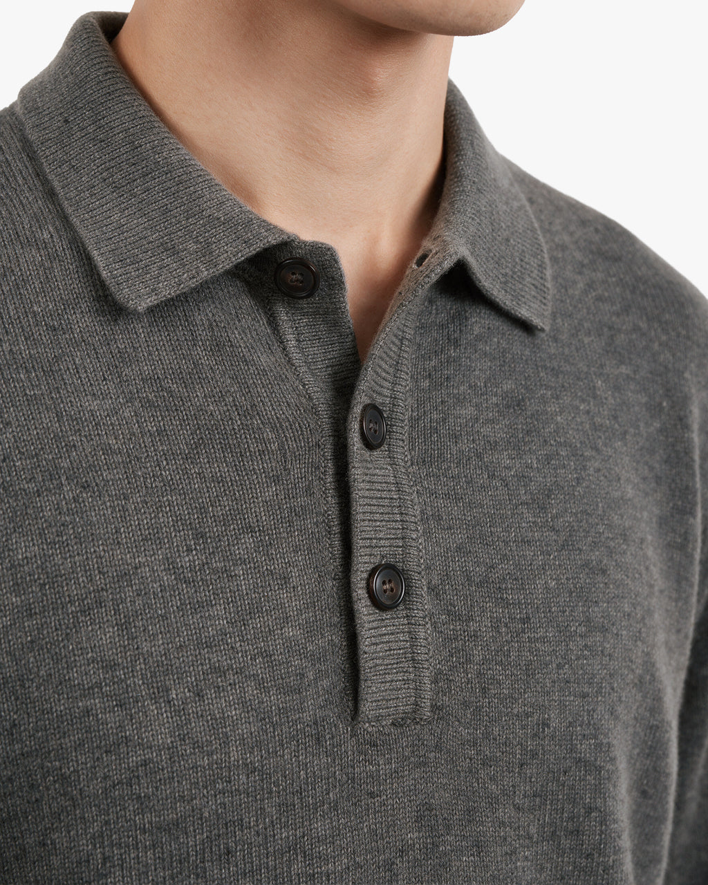 Men’s Faloria Polo Sweater · Grey