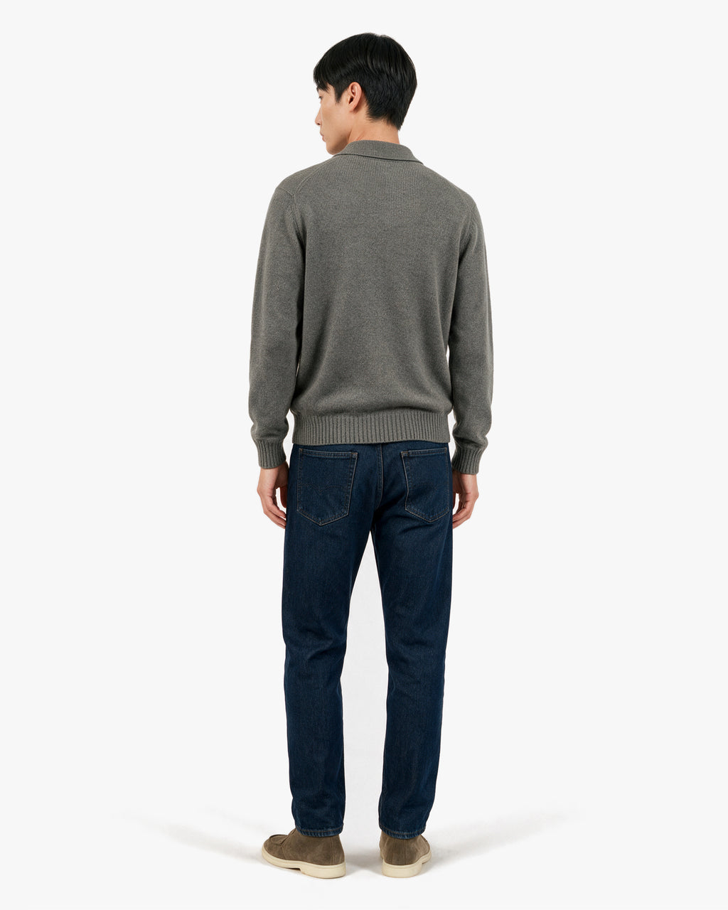 Men’s Faloria Polo Sweater · Grey