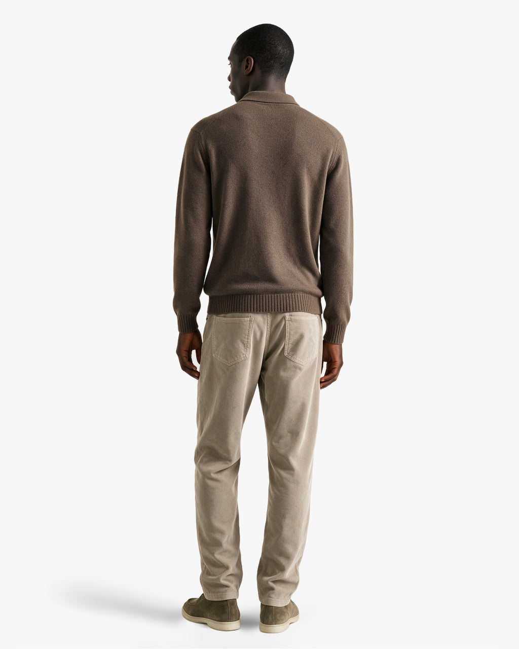 Pull Polo Faloria Homme · Brun