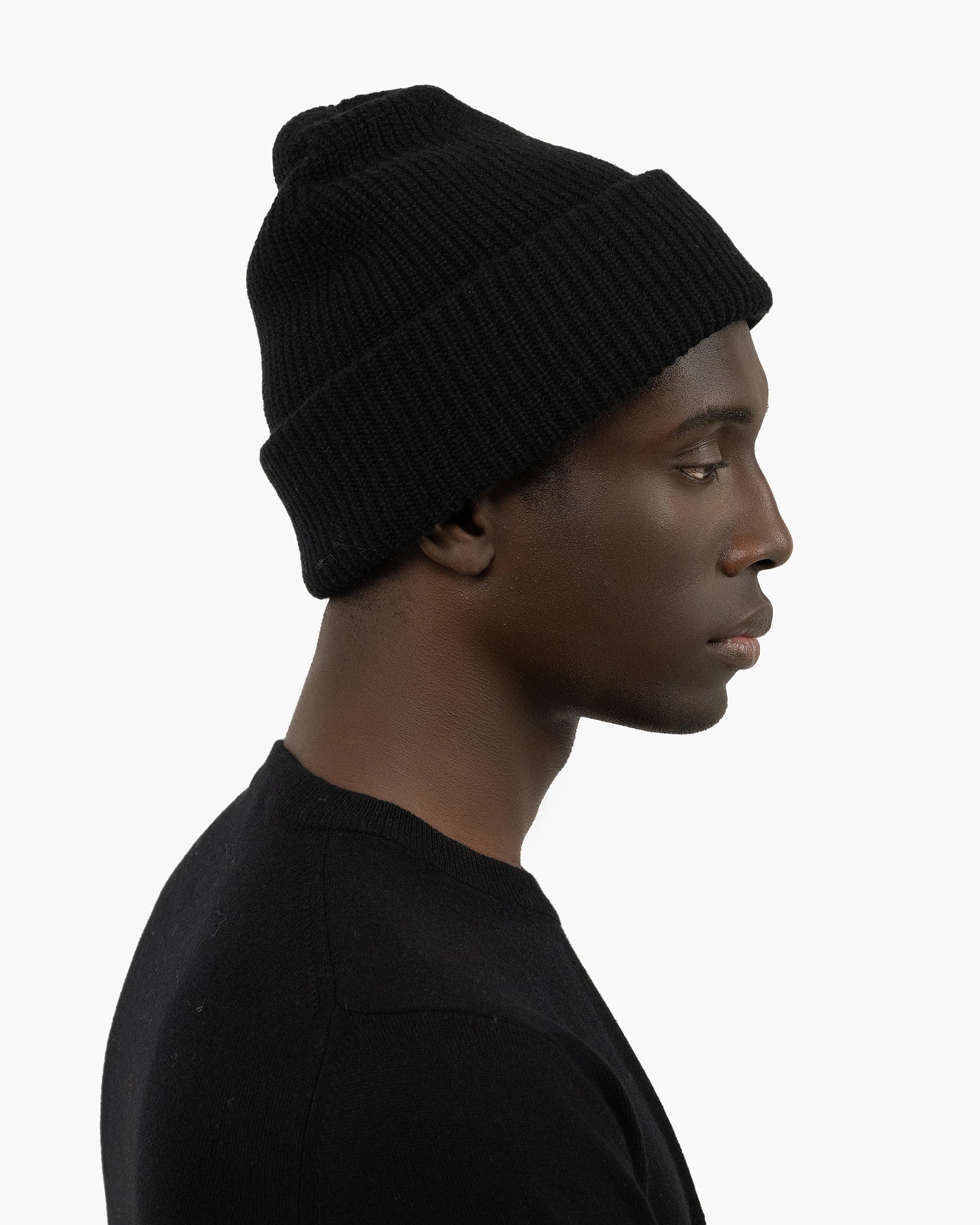 Cappello Cashmere Aspen per Uomo Nero MaisonCashmere