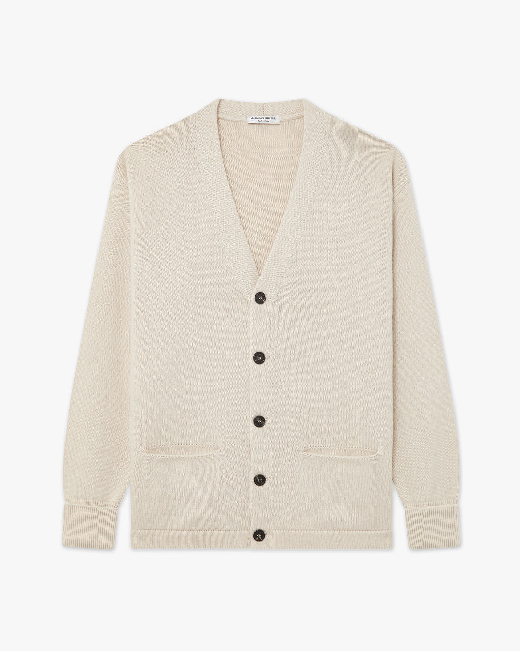 Men's Beacon Cardigan - Light Beige Cashmere