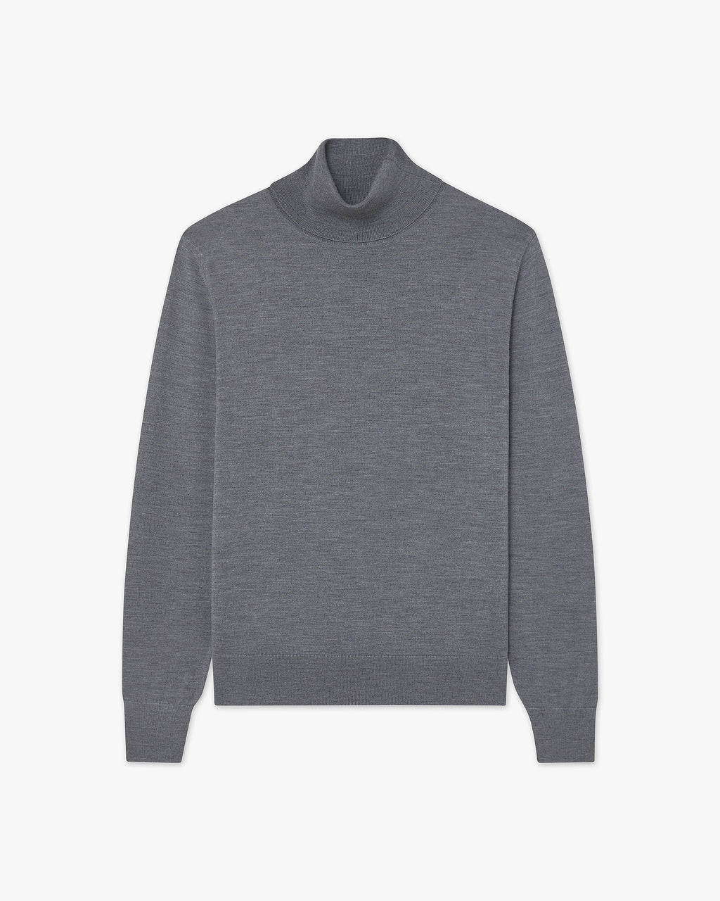 Men's Belmond Turtleneck Sweater - Grey Merino Superfine