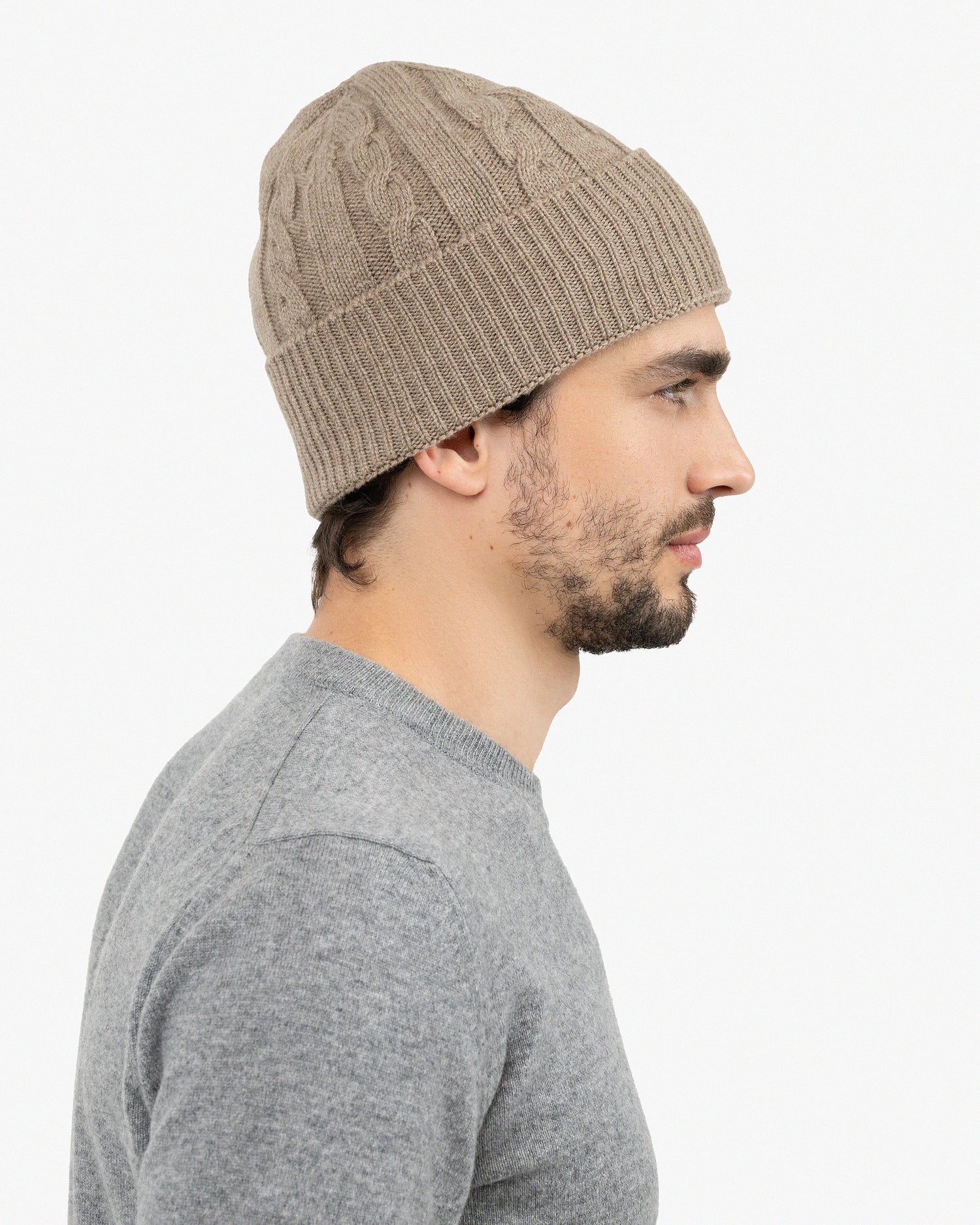 Cable Knit Mens Beanie Knitting Pattern Free Ply Rowan Eastwood