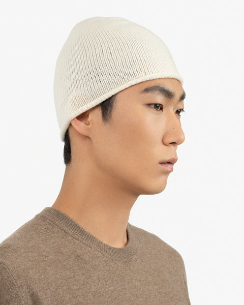 Like New - Rag & Bone 100% Cashmere Cream Beanie Rag & Bone Jada Brushed Cashmere Beanie in Camel | REVOLVE main image 3