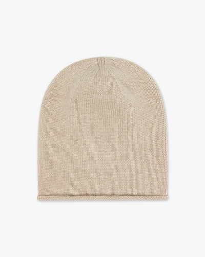 Men's San Carlo Beanie - Beige Cashmere