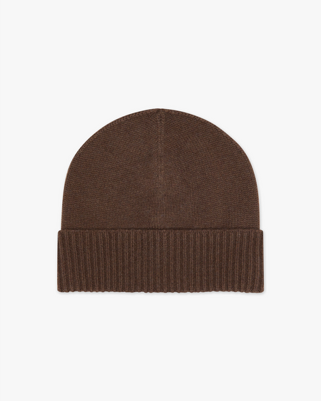 Men's Essential Hat - Brown Cashmere