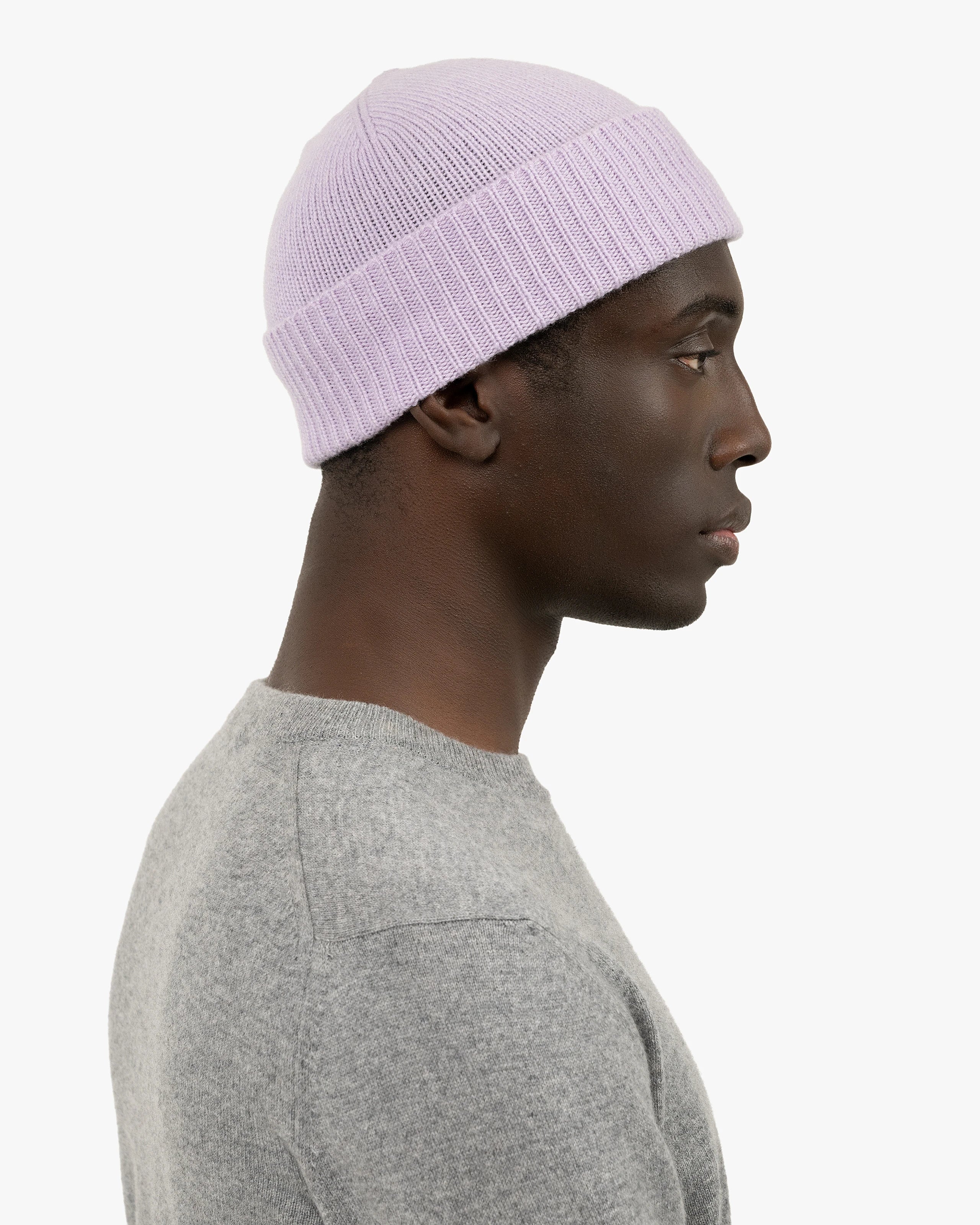 Men's Essential Hat - Lilac Cashmere