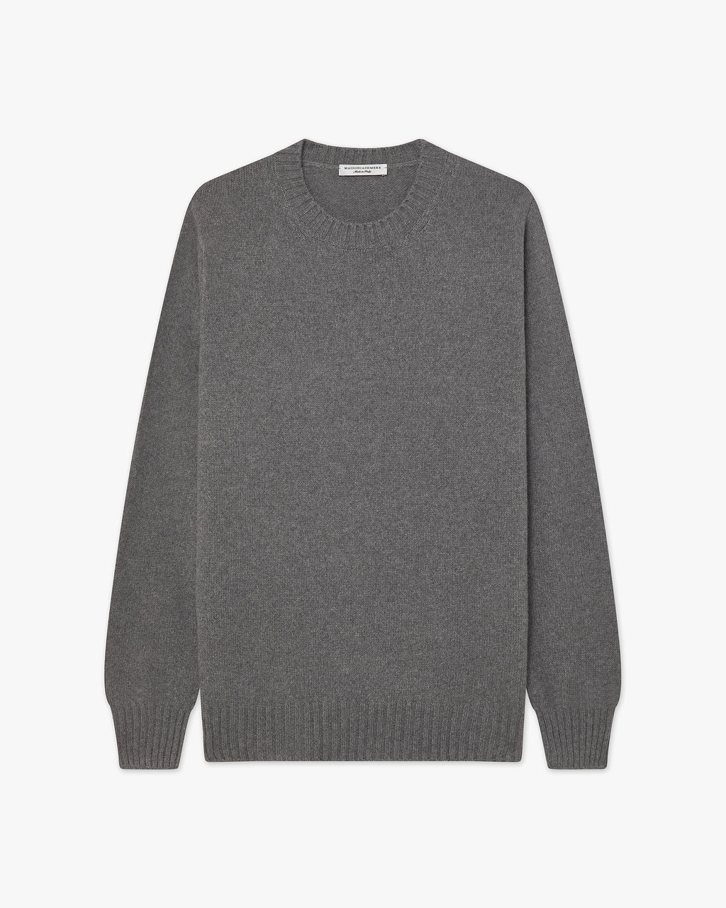 Men's Faloria Crew Neck Sweater - Grey Cashmere