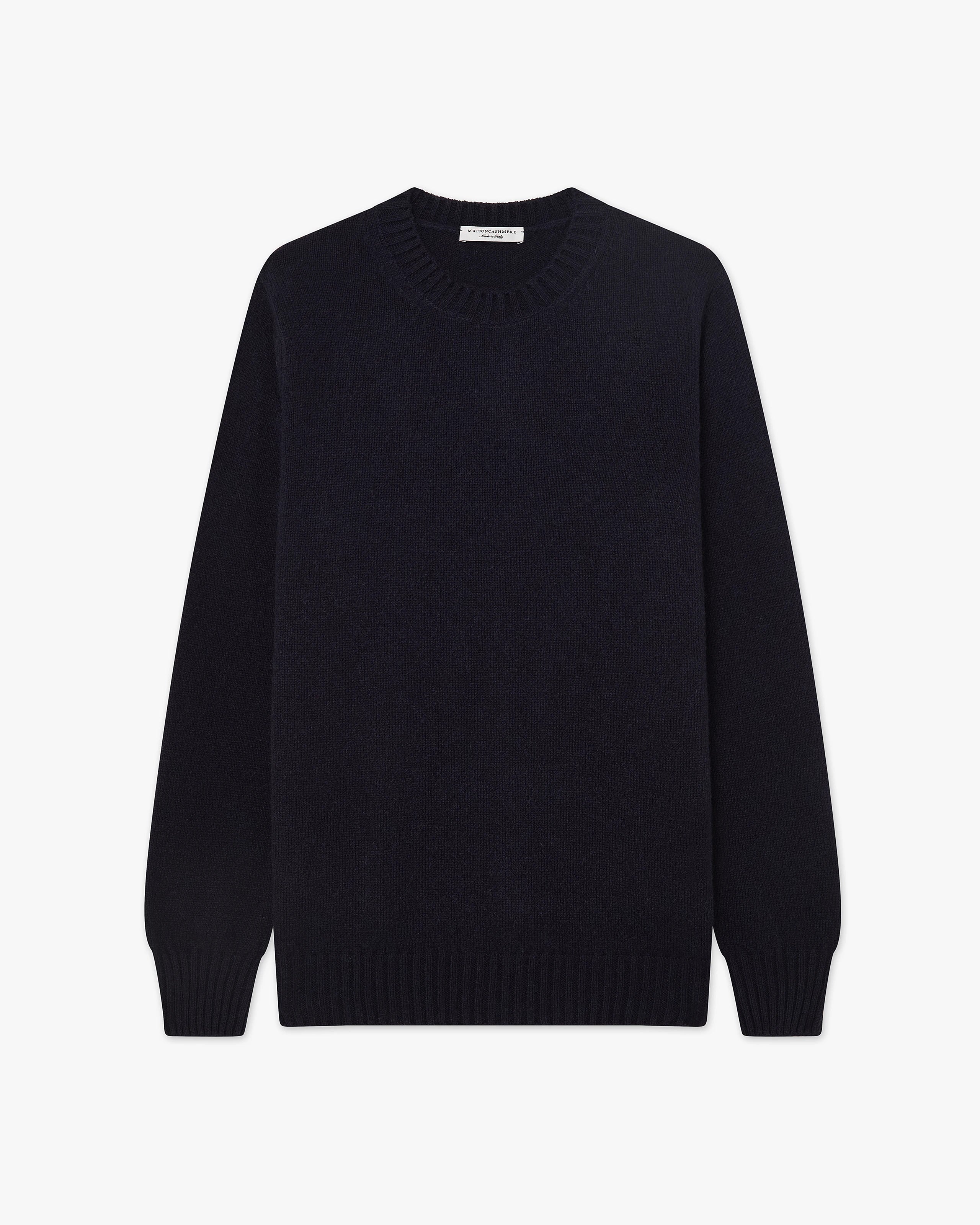 Men's Faloria Crew Neck Sweater - Blue Cashmere