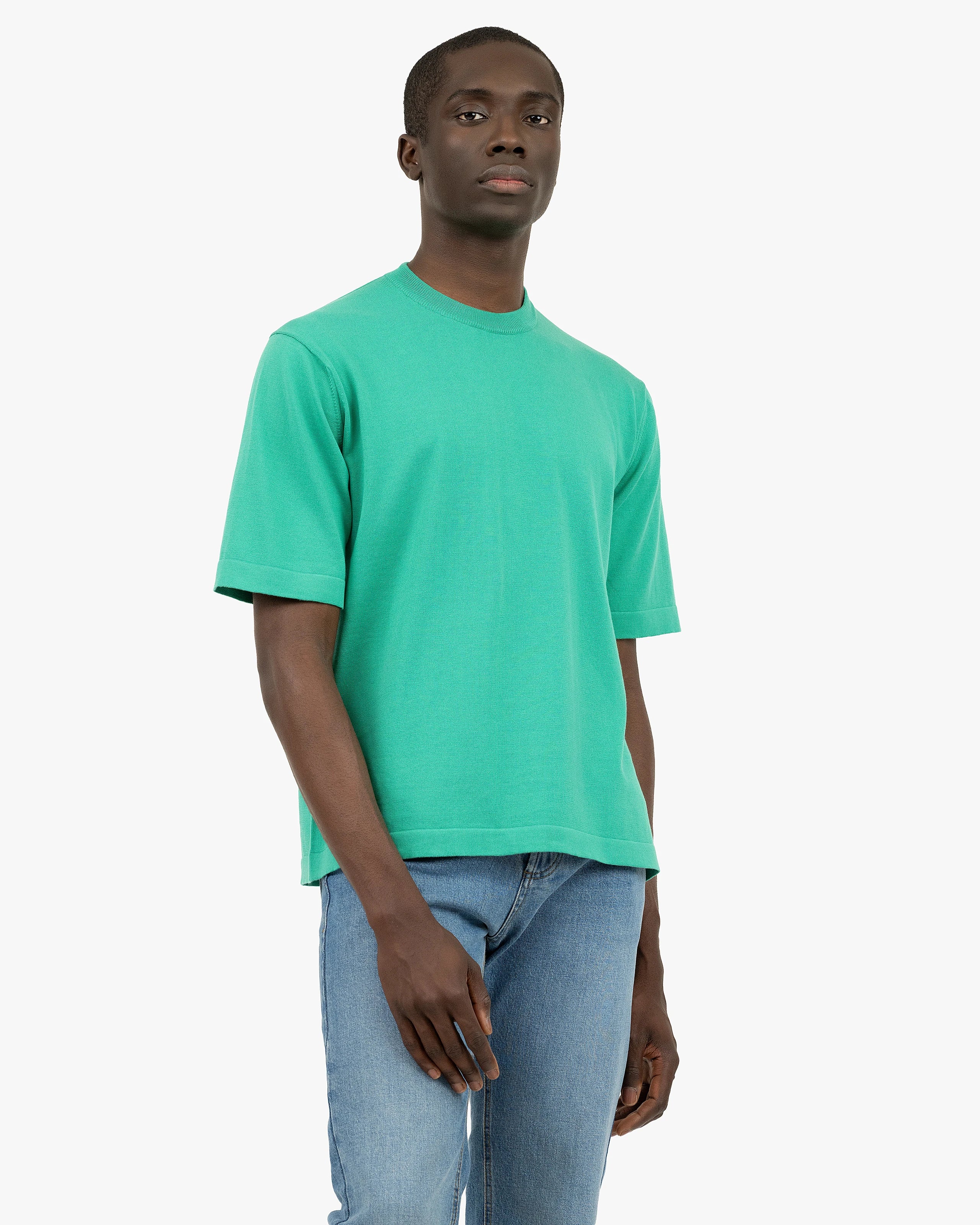 Men's Giza Maxi Tee - Green Cotone