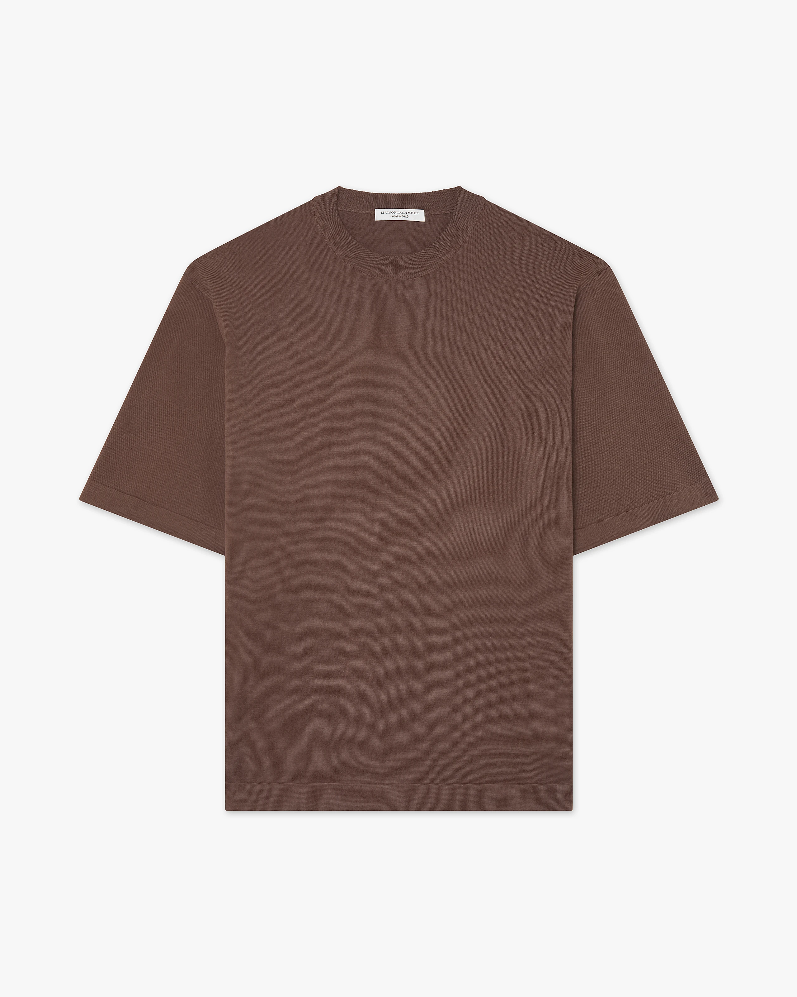 Men's Giza Maxi Tee - Brown Cotone