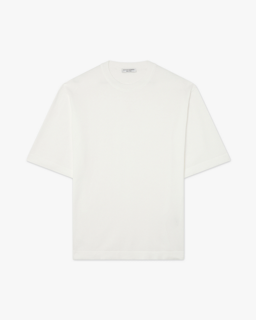 Men's Giza Maxi Tee - White Cotone