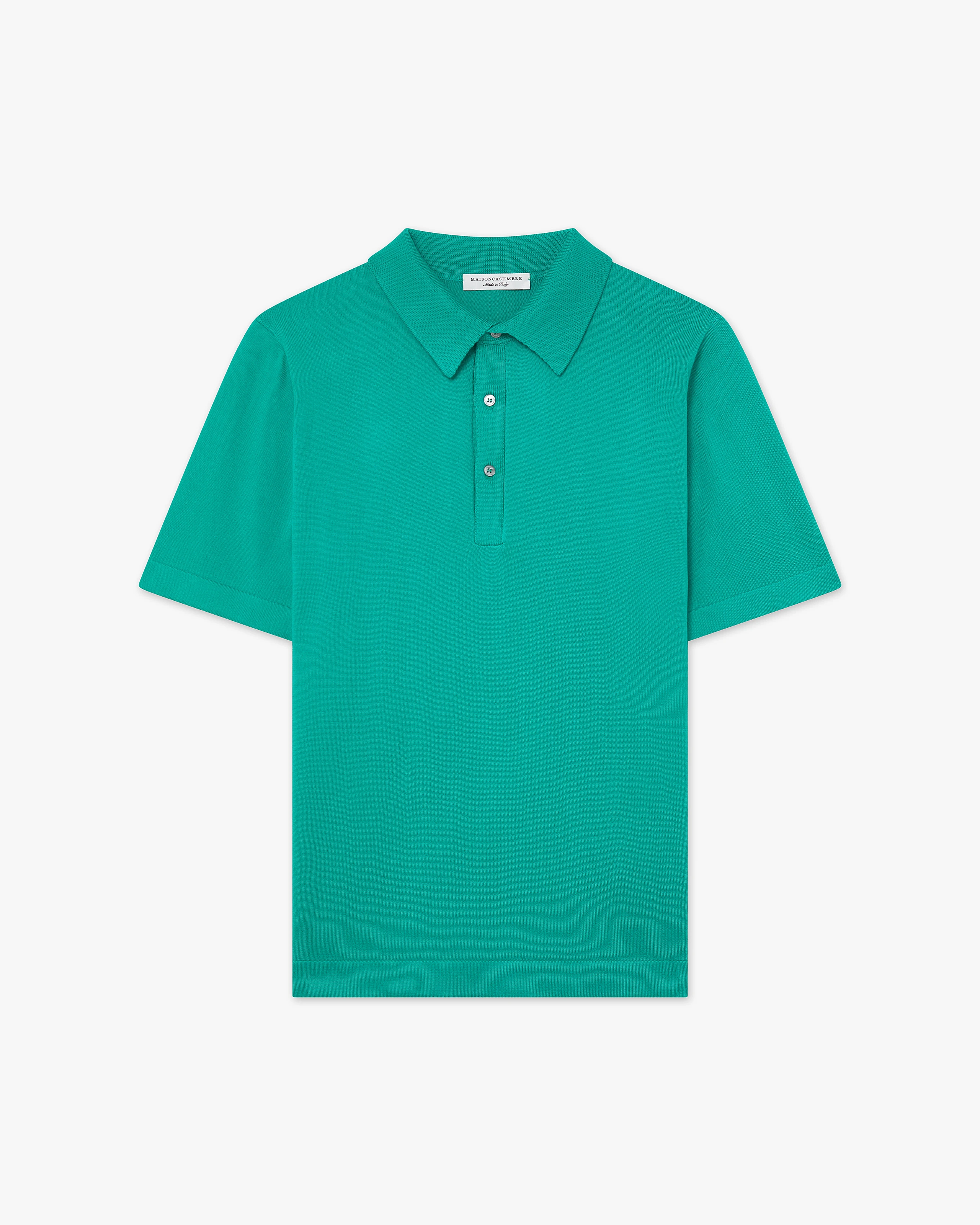 Men's Giza Polo T-Shirt - Green Cotone