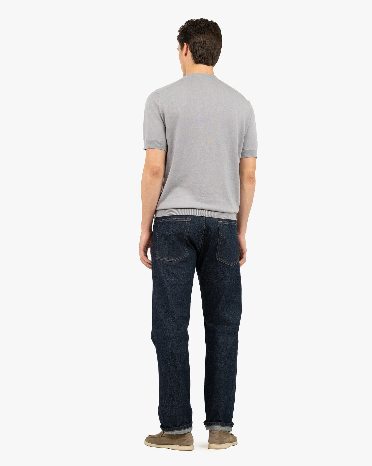 Men's Giza Tee - Grey Cotone